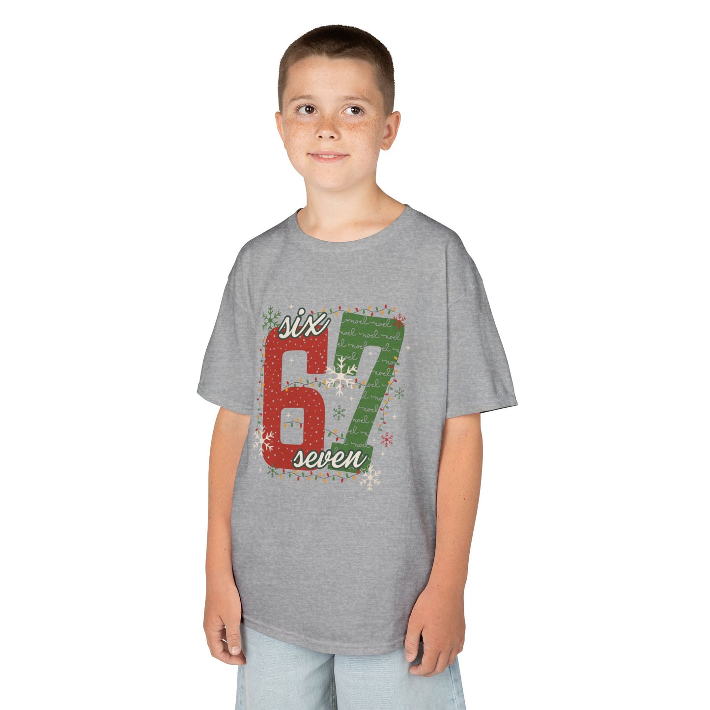 Kids '67' Christmas Number Graphic Tee — Youth- Christmas
