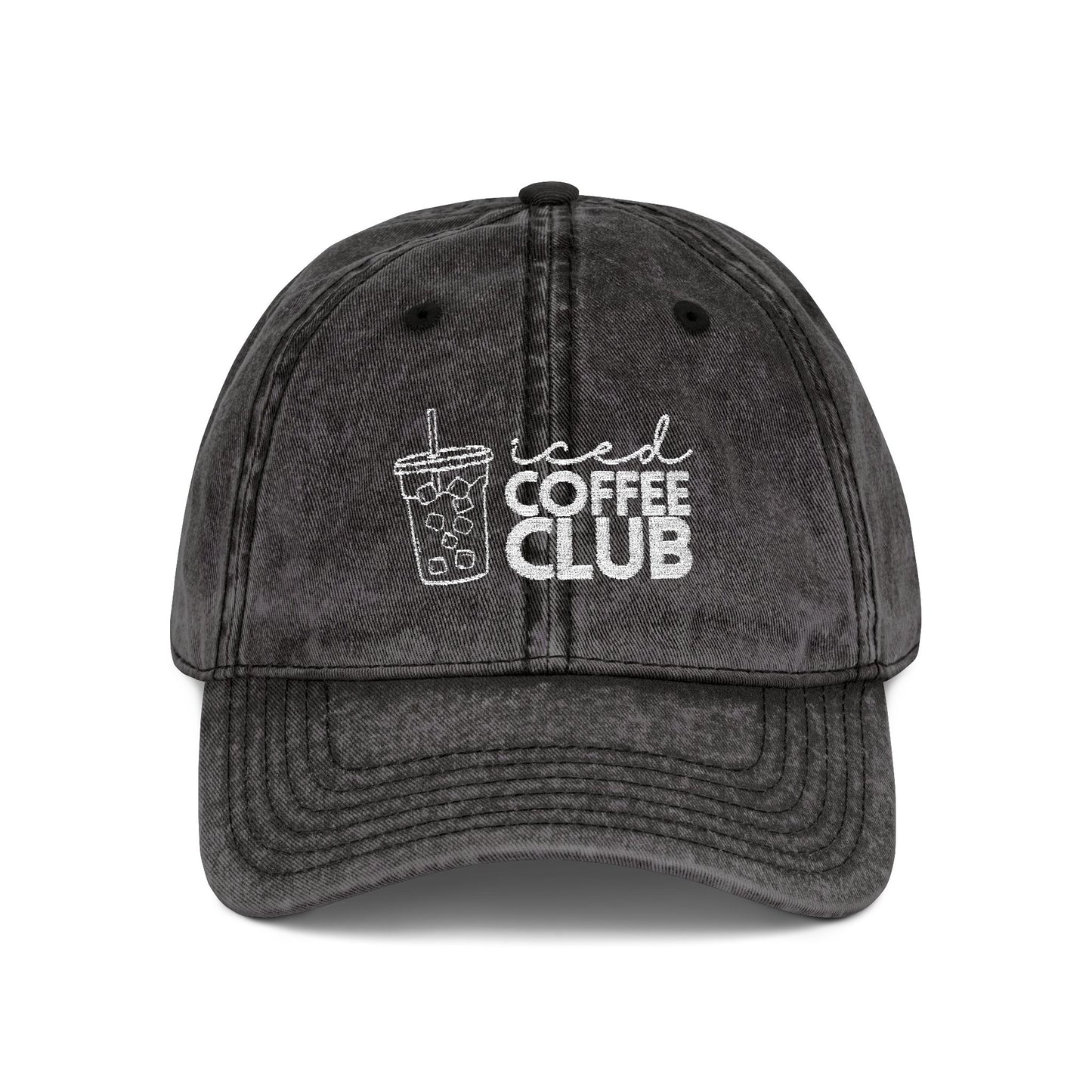 Vintage Coffee Club Cap - Stylish Embroidered Hat for Coffee Lovers