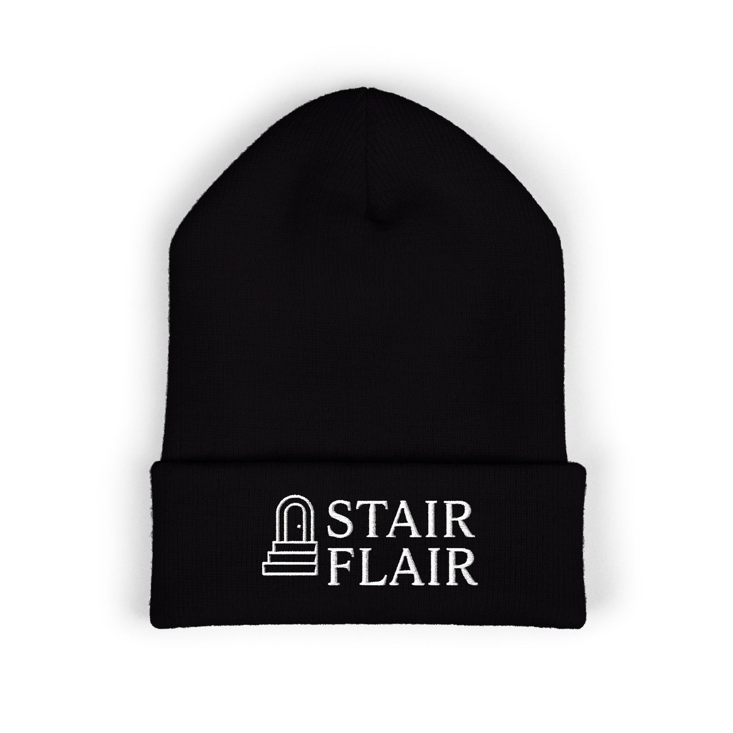 Stair Flair Embroidered Cuffed Beanie — Personalized