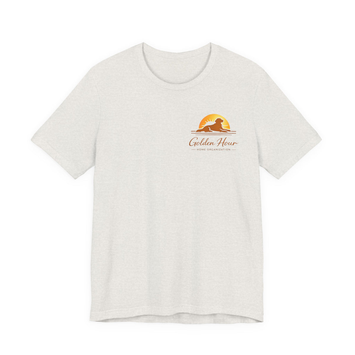 "Golden Hour Home Organization"Logo T-Shirt—  Personalized