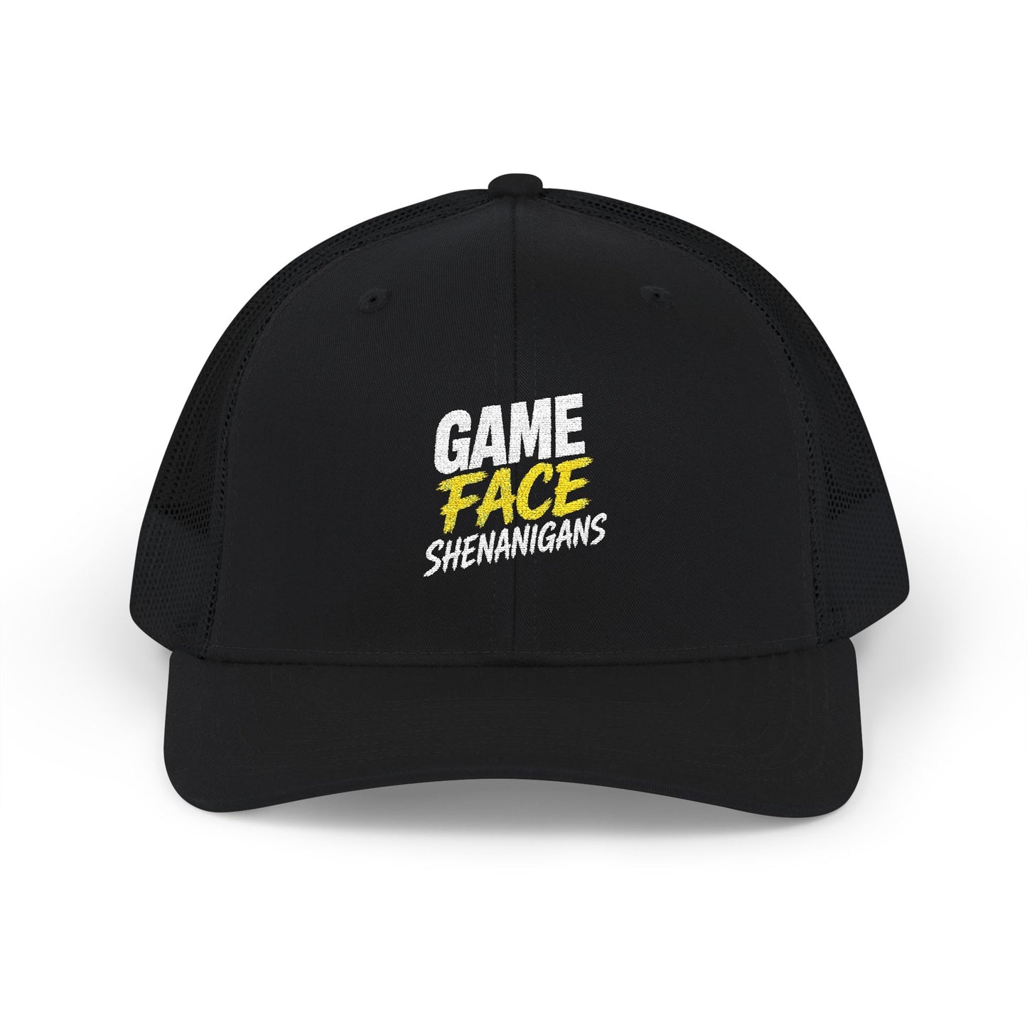 Game Face Shenanigans-  Embroidered Trucker Cap- Personalized Snapback