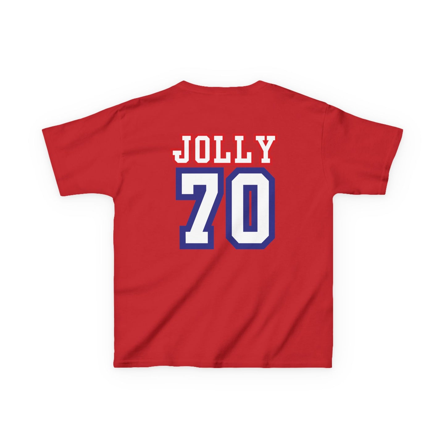 Custom Grandpa's Biggest Fans Kids T-Shirt - Jolly 70 Design, Perfect for Family Gatherings!