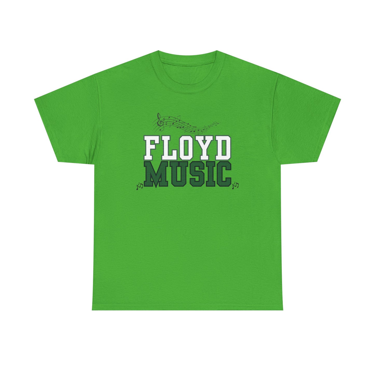 Floyd Music Heavy Cotton Tee - "Music is the Soundtrack of Your Life" Unisex T-Shirt- Personalized