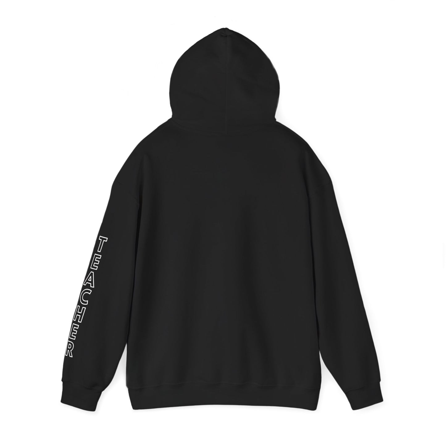 Woodhull Teacher Simple Design Hoodie w/ Teacher on Sleeve - Cozy Unisex Sweatshirt