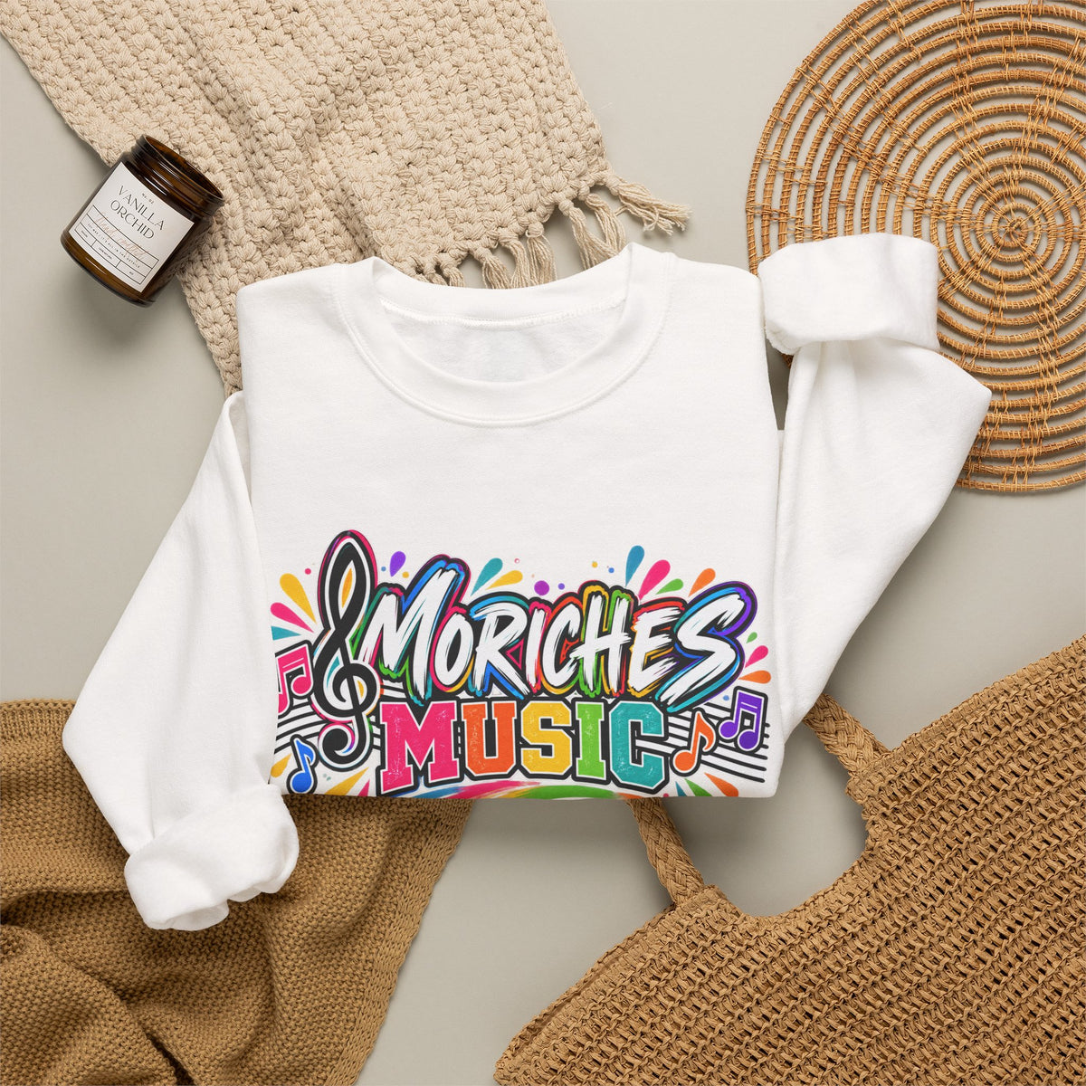 Moriches Music Sweatshirt — "Make Every Note Count" Crewneck