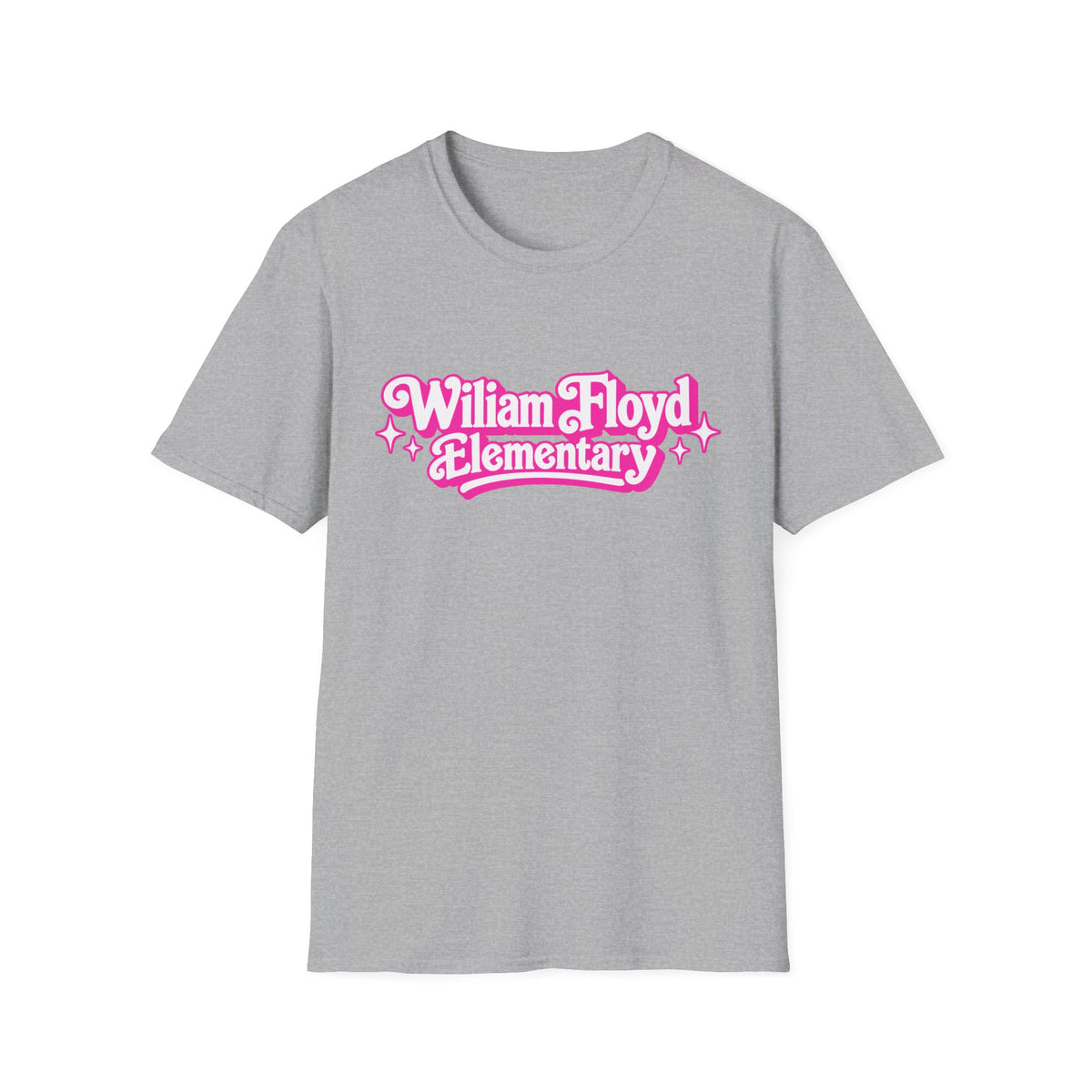 WFE Barbie (w/sparkles) -Breast Cancer Awareness Tee, Unisex Softstyle T-Shirt