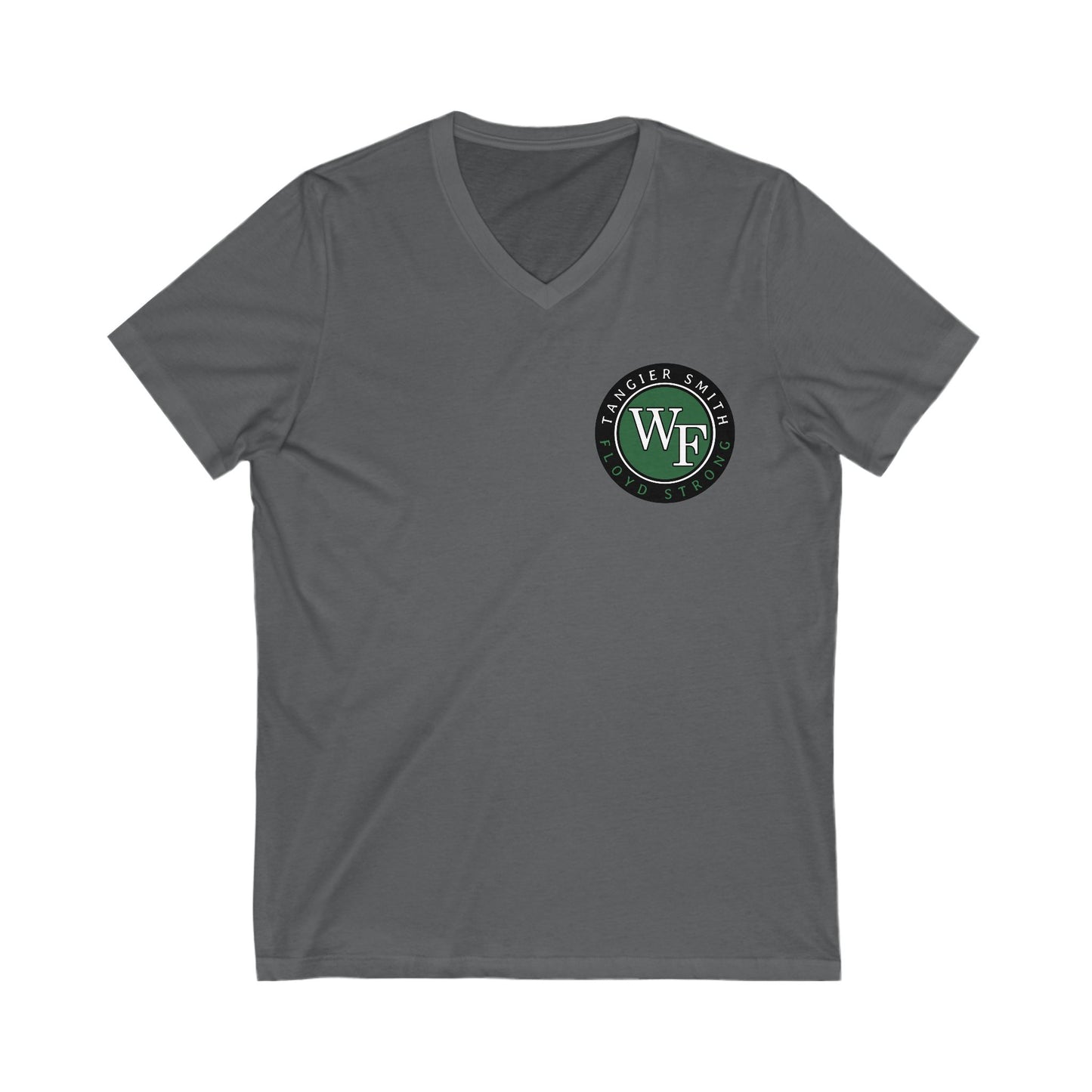 Tangier Vintage-Style Unisex V-Neck Tee with Logo