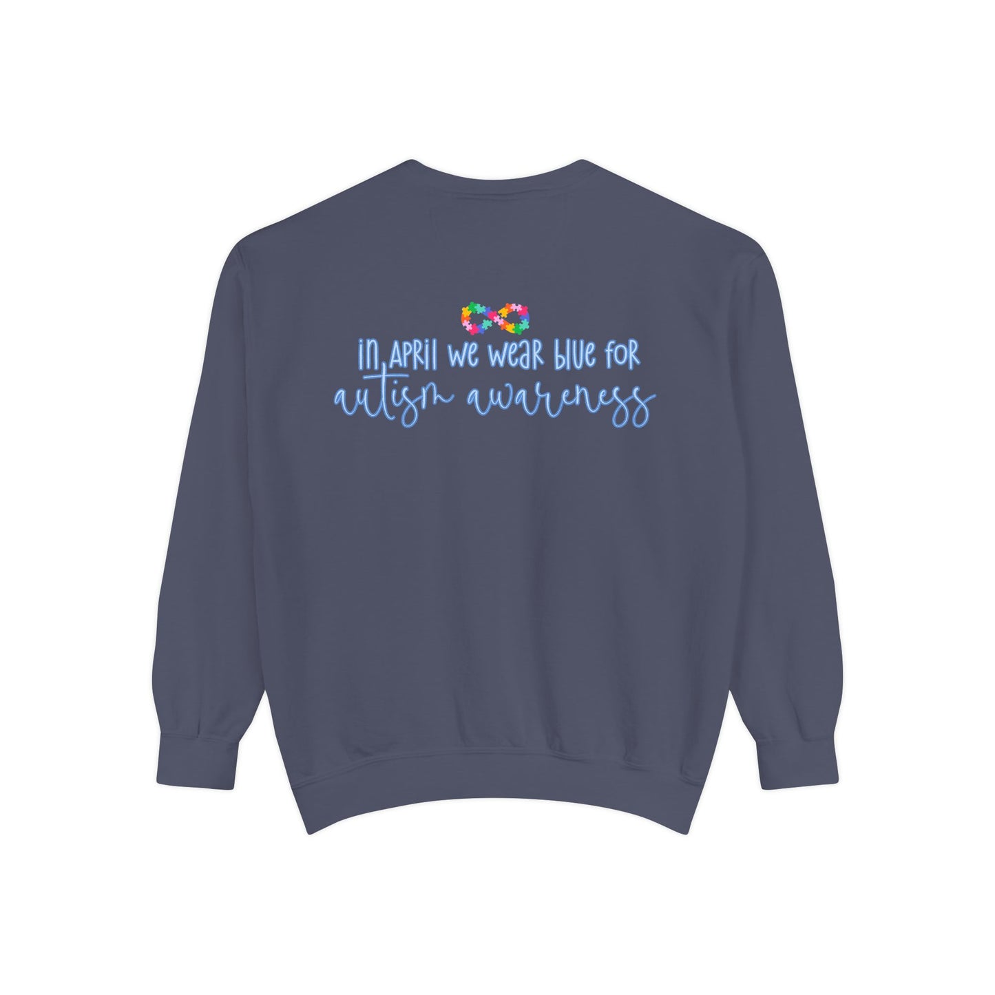 Autism Awareness Puzzle Piece & Ribbon Sweatshirt — Awareness Collection