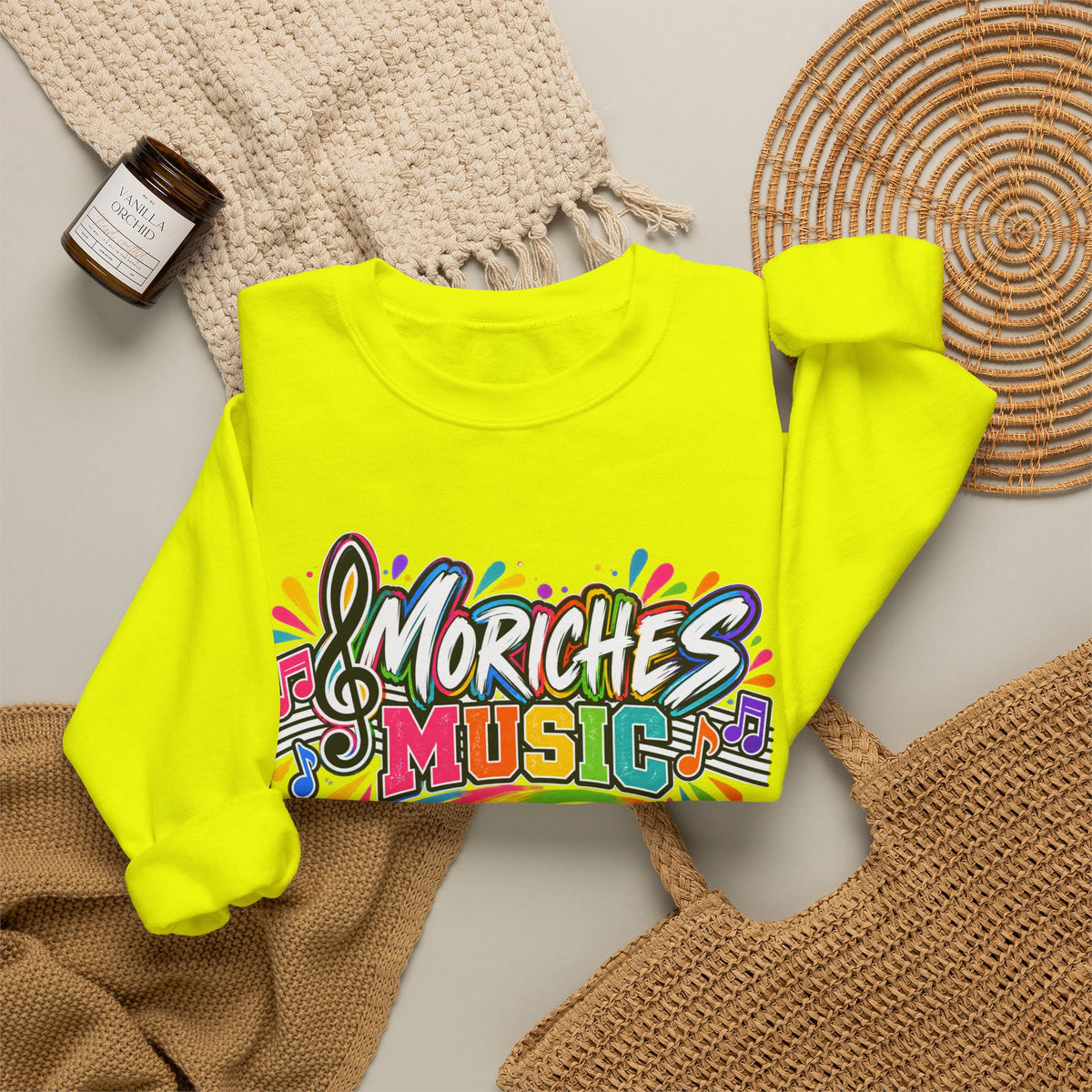 Moriches Music Sweatshirt — "Make Every Note Count" Crewneck