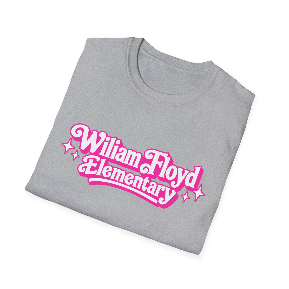 WFE Barbie (w/sparkles) -Breast Cancer Awareness Tee, Unisex Softstyle T-Shirt