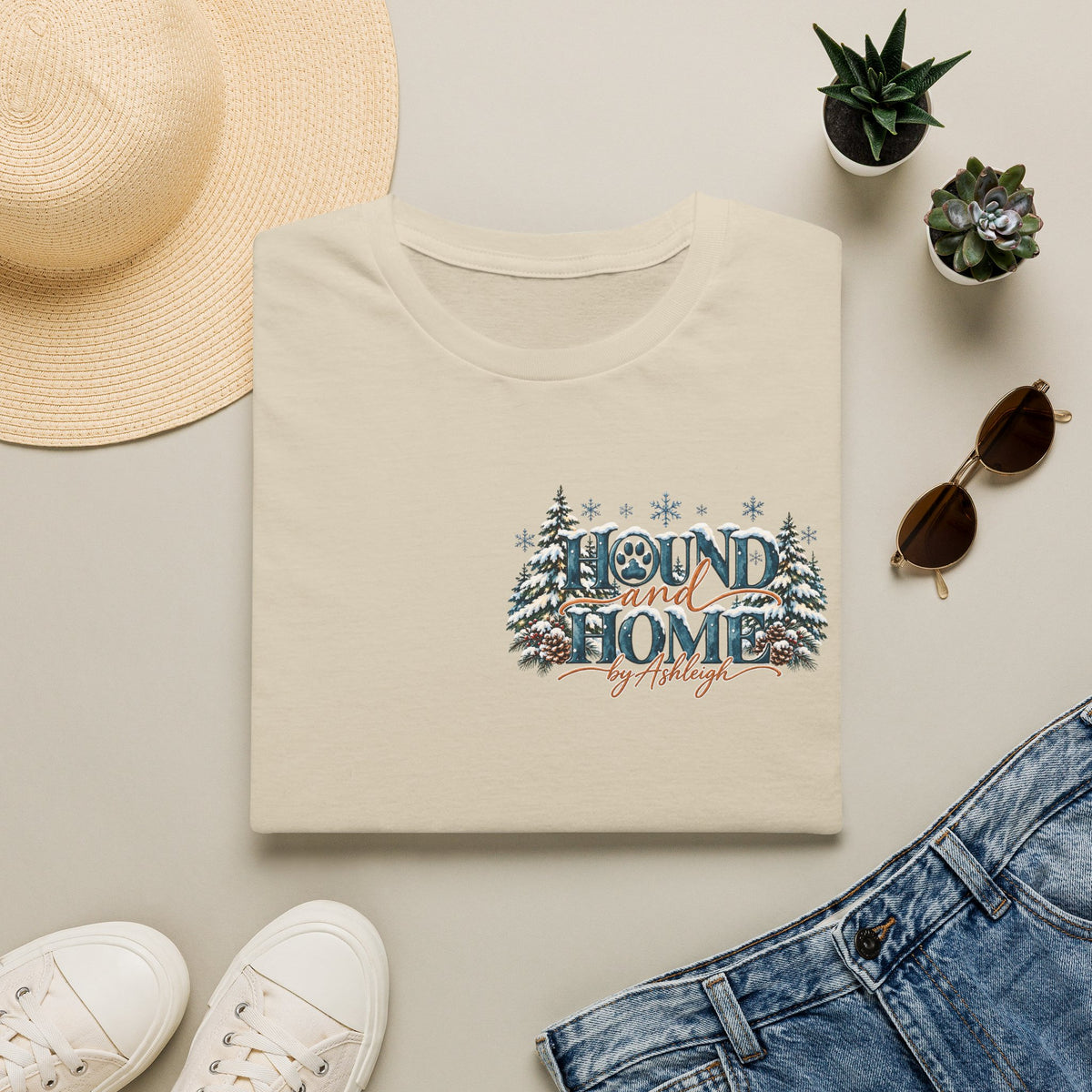 Hound & Home Holiday Tee — Logo T-Shirt