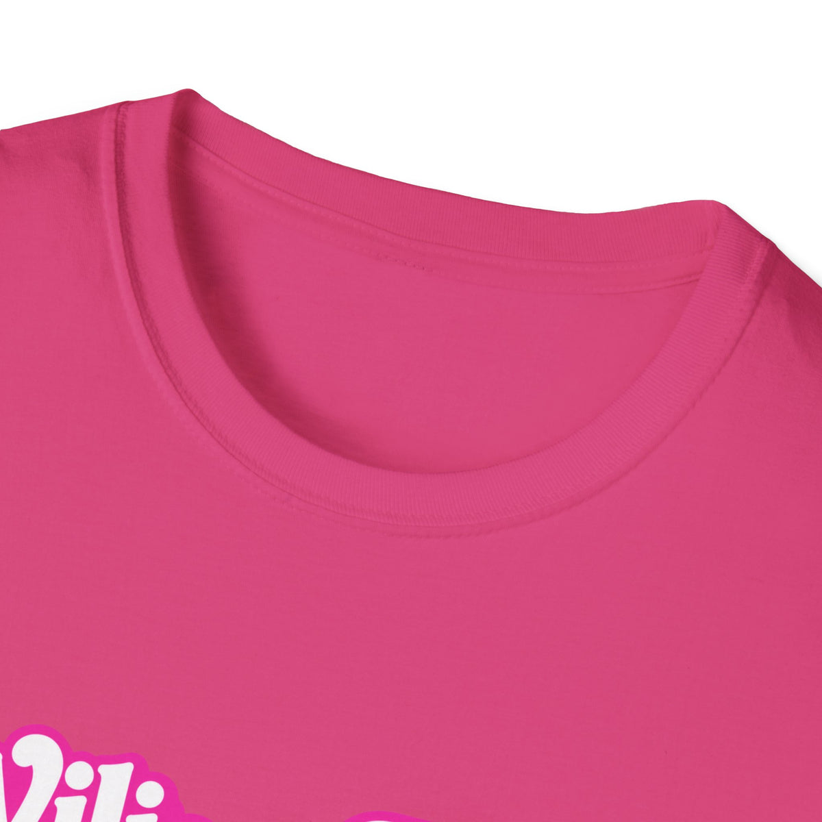 WFE Barbie-Breast Cancer Awareness Tee, Unisex Softstyle T-Shirt