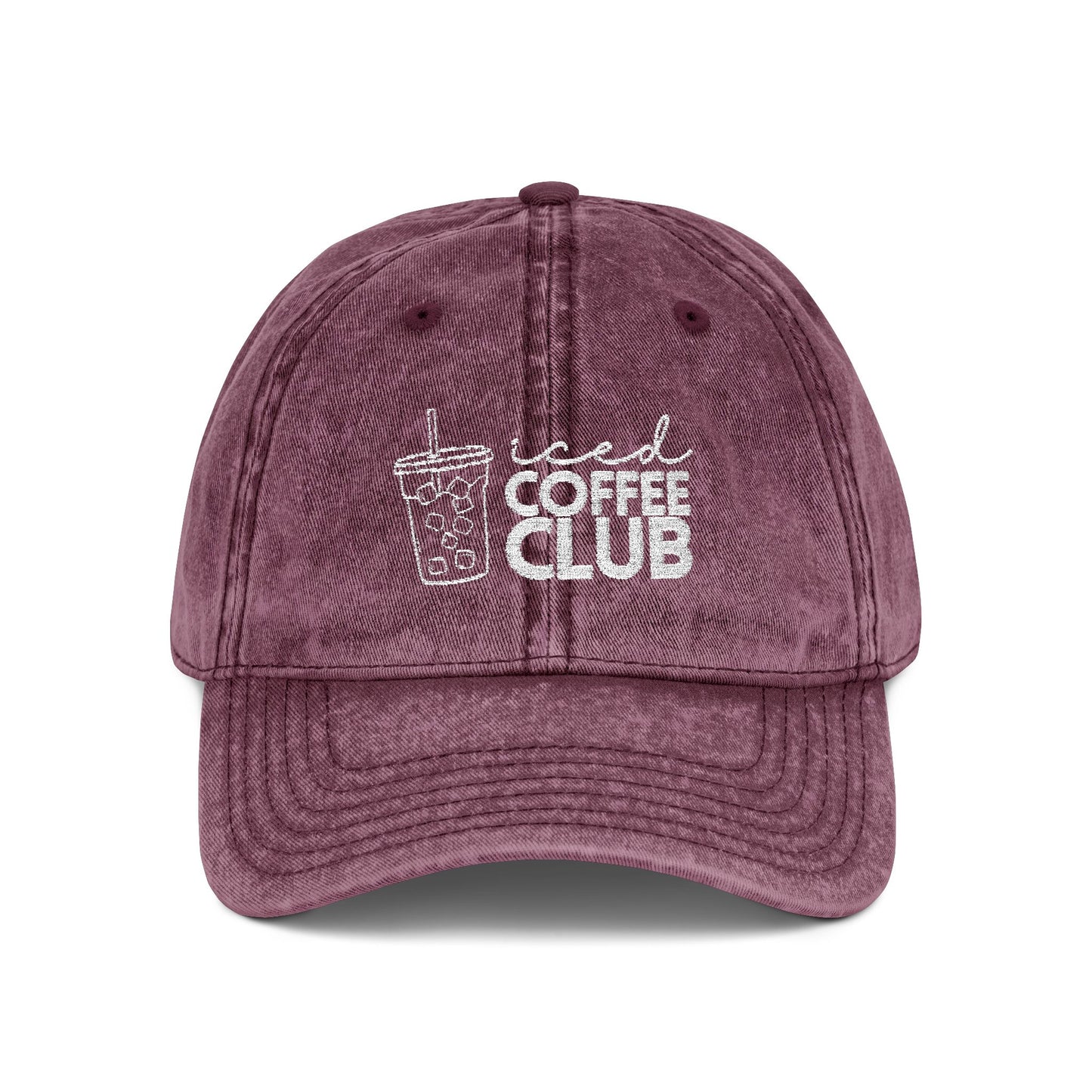 Vintage Coffee Club Cap - Stylish Embroidered Hat for Coffee Lovers