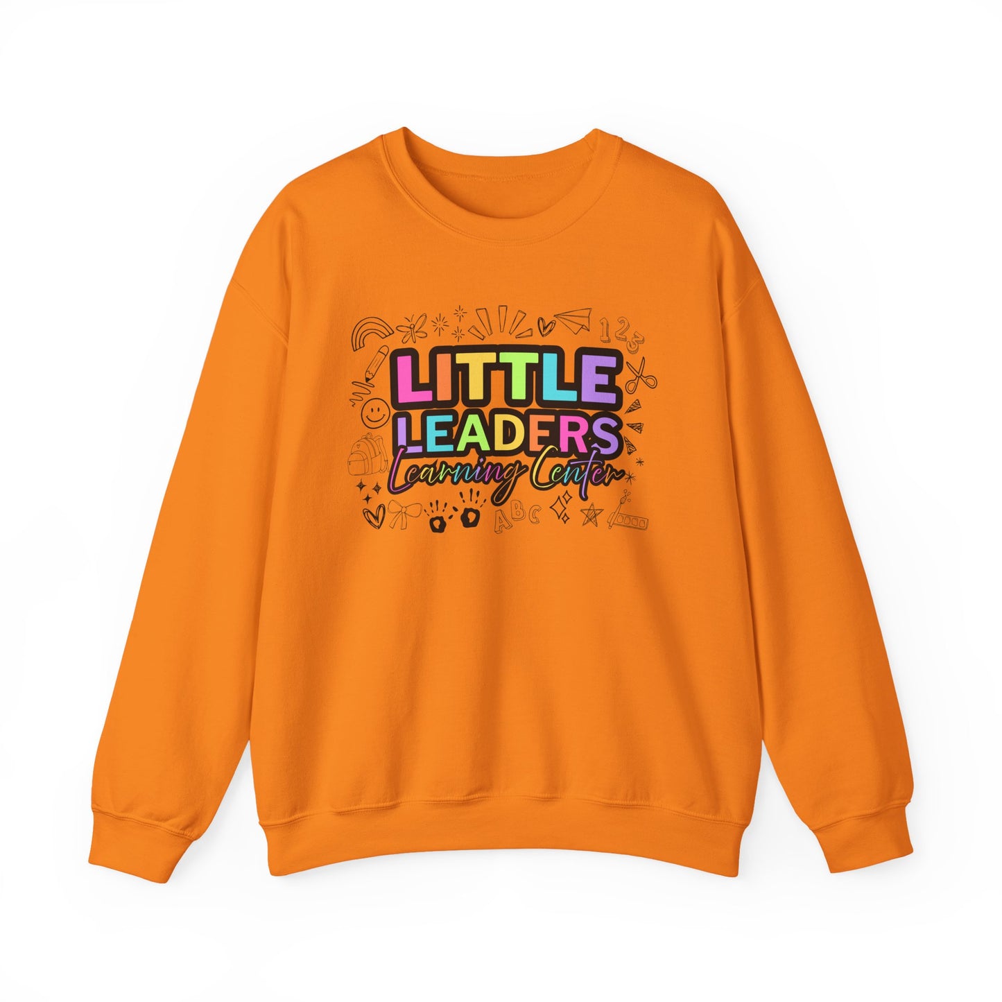 Little Leaders Doodle Colorful Crewneck Sweatshirt