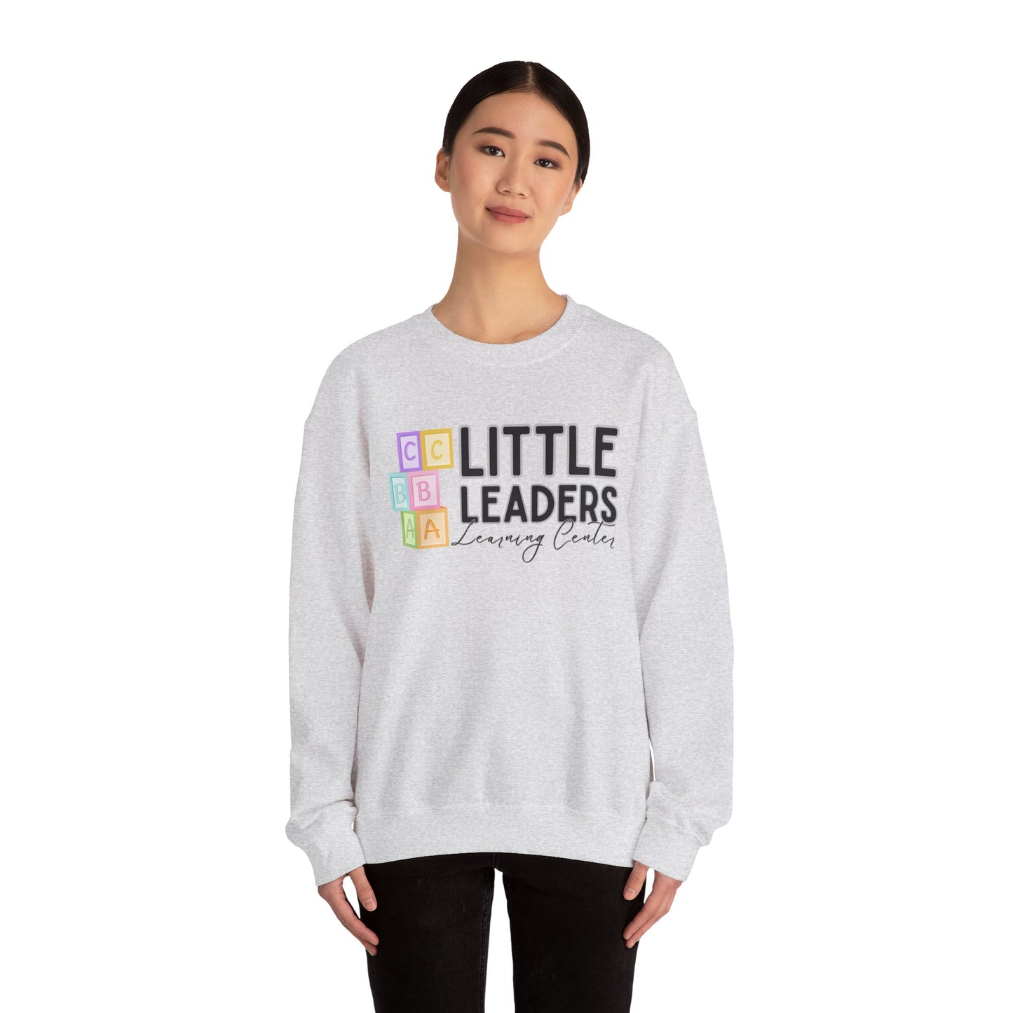Little Leaders w/ Blocks Crewneck Unisex Sweatshirt