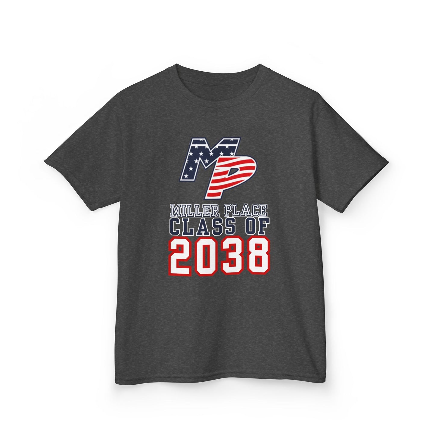 Miller Place Class of 2038 Kids Heavy Cotton Tee