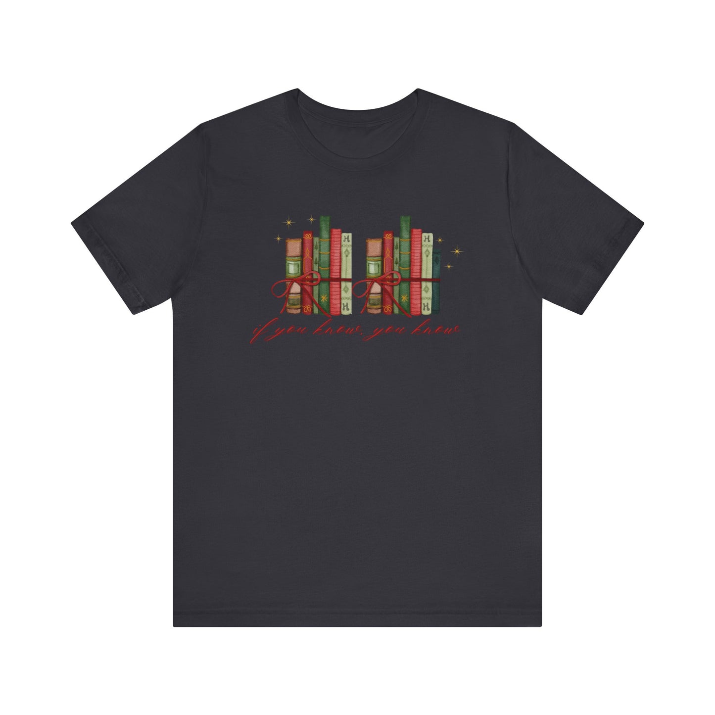 6-7 Books, "if you know you know"— Christmas Unisex T‑Shirt