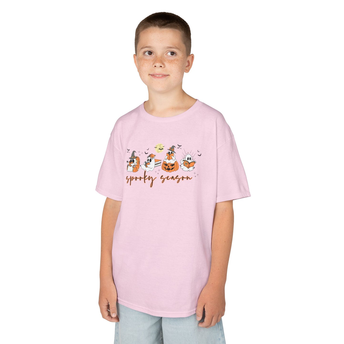 Spooky Season- Reading Ghosts- Halloween - Kids Cotton™ Tee