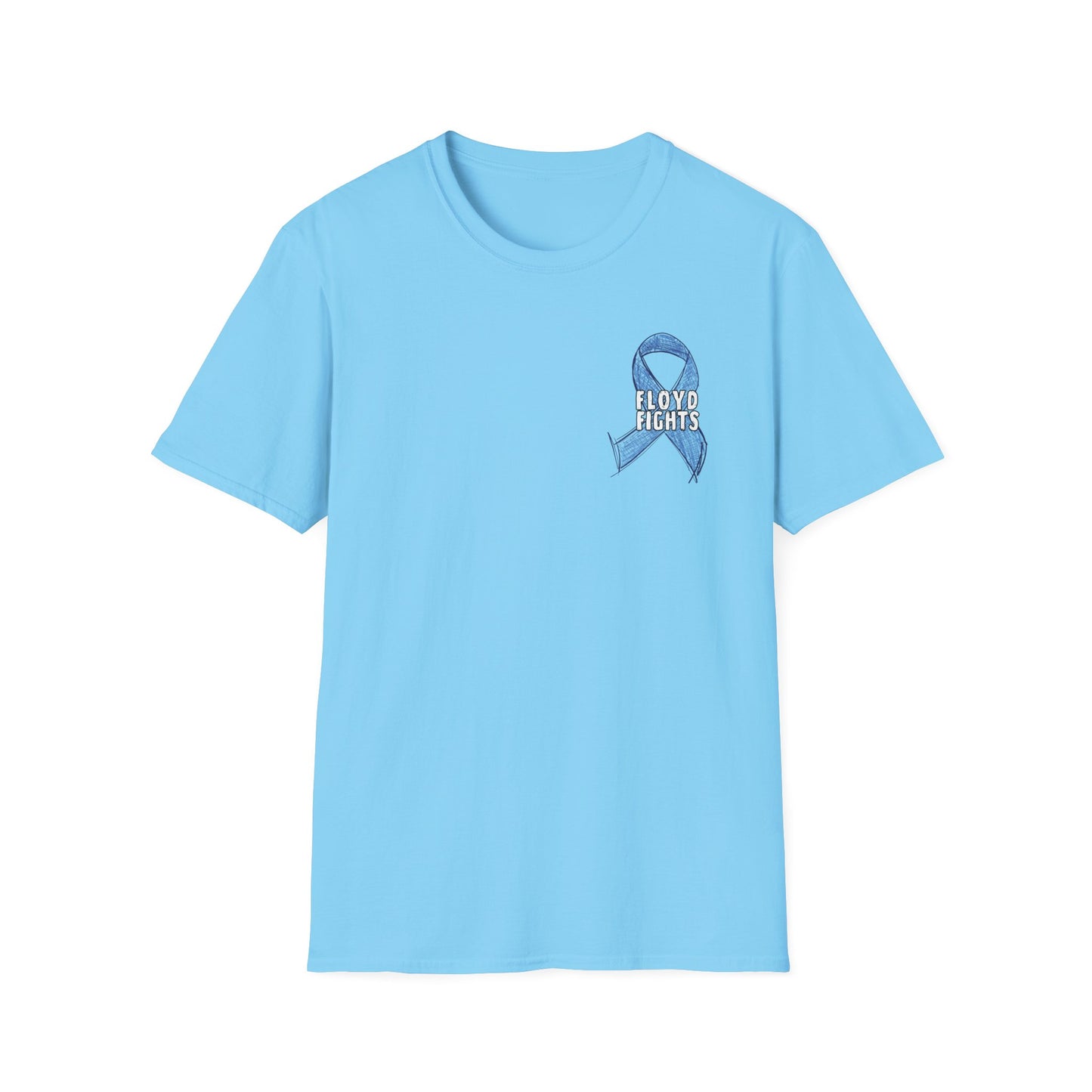 FLOYD FIGHTS Ribbon Diabetes Awareness T-Shirt | Softstyle Tee