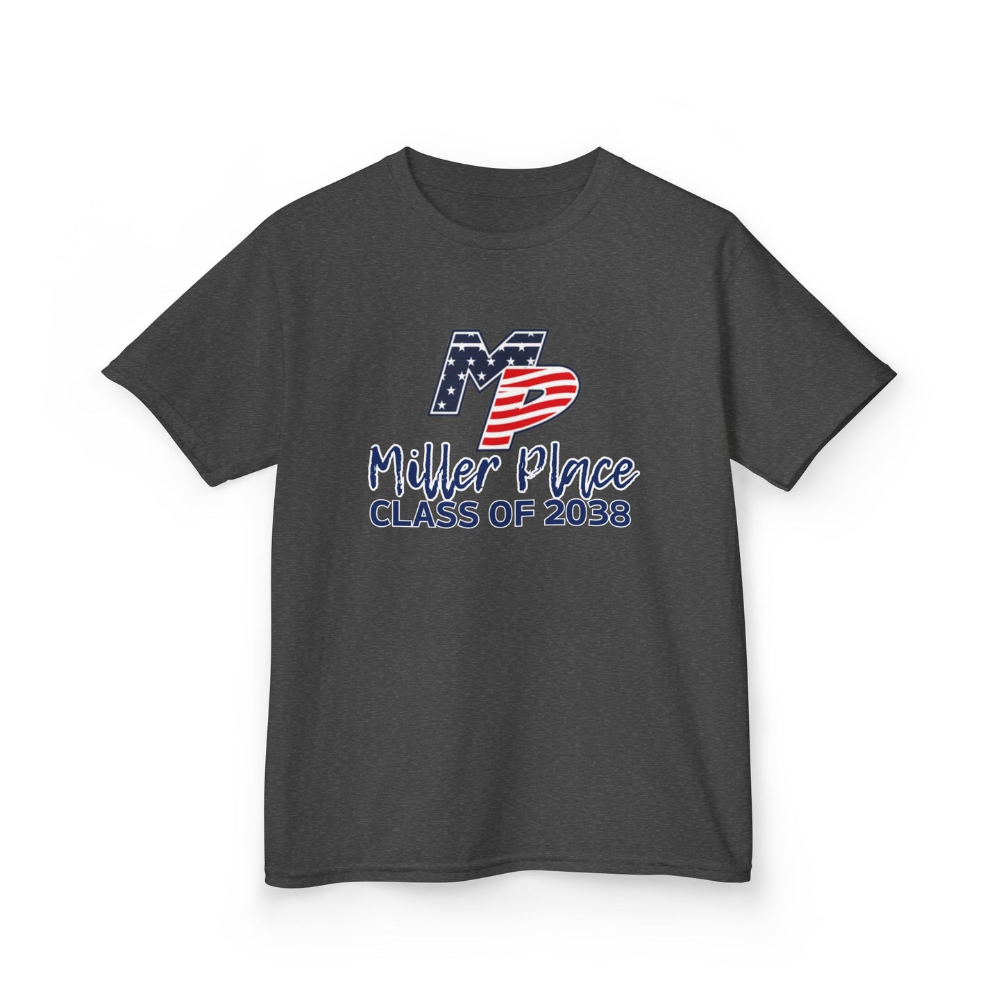 Miller Place Class of 2038 Kids Heavy Cotton Tee