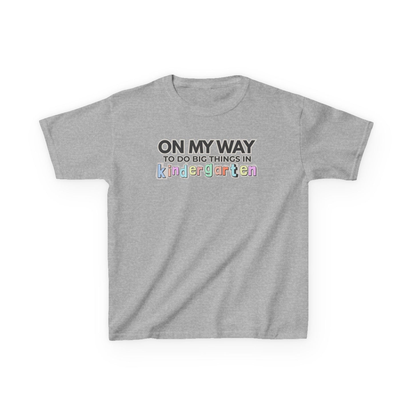 Big Things in Kindergarten- Kids Back to School Shirt