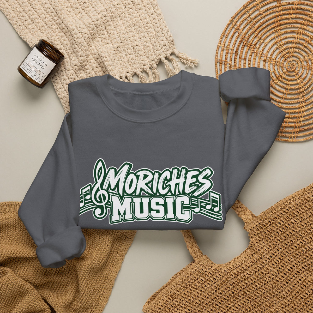 Moriches Music Sweatshirt — "Music Changes Lives One Child at a Time" Crewneck