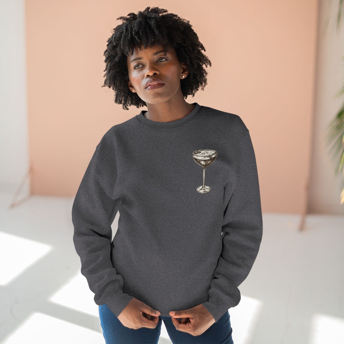 "Just a Girl Who Loves Espresso Martinis" Crewneck