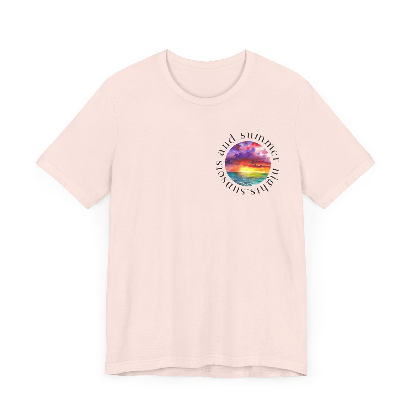 Sunset Lovers Tee, Summer Vibes T-Shirt, Unisex Graphic Tee, Beach Sunset Shirt