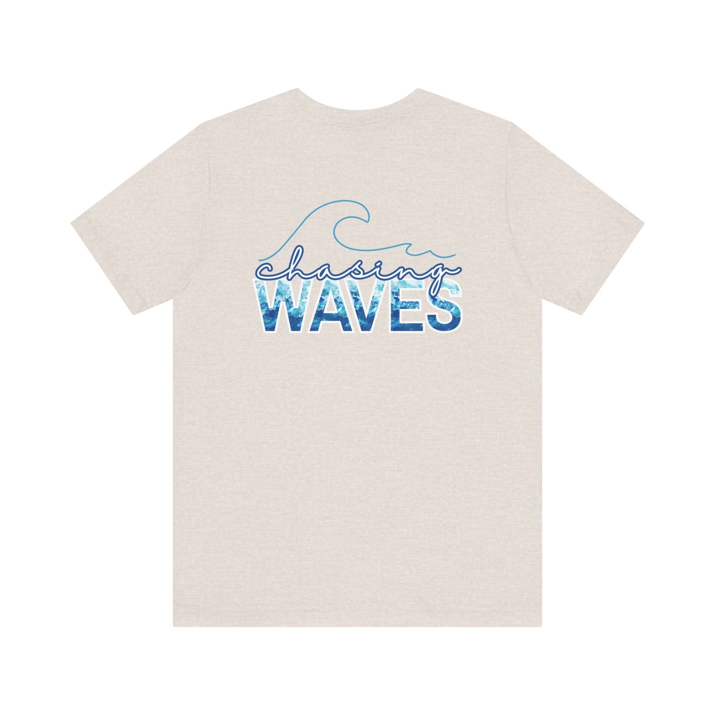 Chasing Waves -- Unisex Summer Shirt, Beachwear, Vacation Top, Summer Nights Apparel