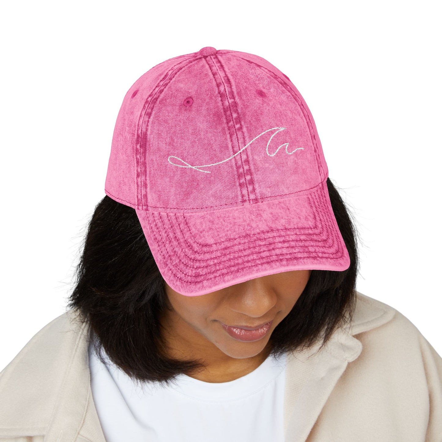 MM Wave Embroidered Cap - Casual Hat, Trucker Hat, Outdoor Gear, Gift for Him/Her, Summer Style