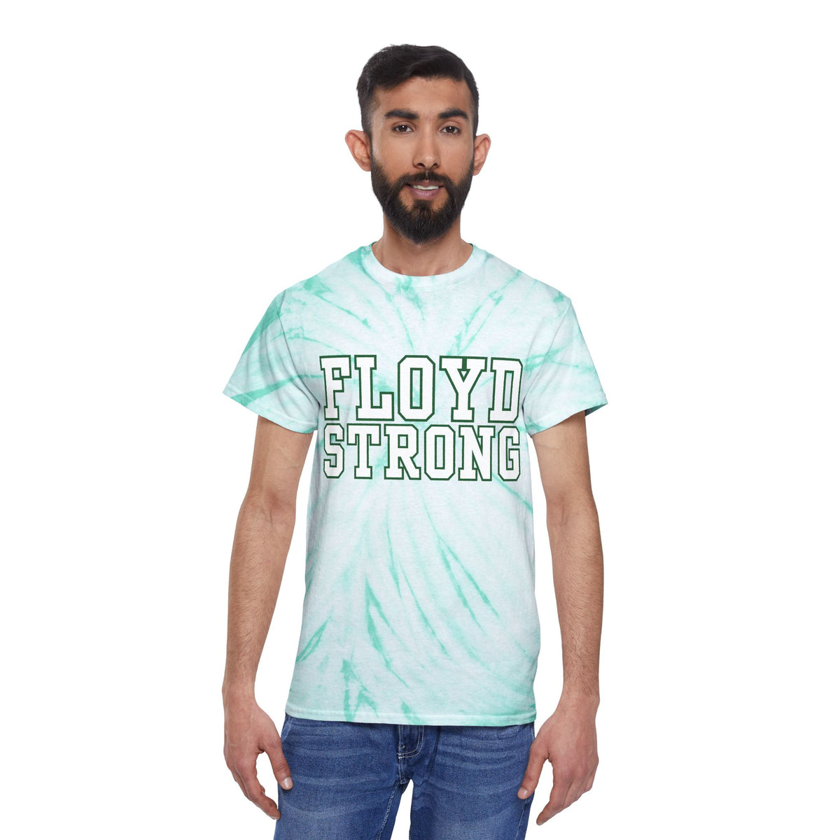 Floyd Strong Tie-Dye Tee - Bright Yellow Cyclone T-Shirt for Positive Vibes
