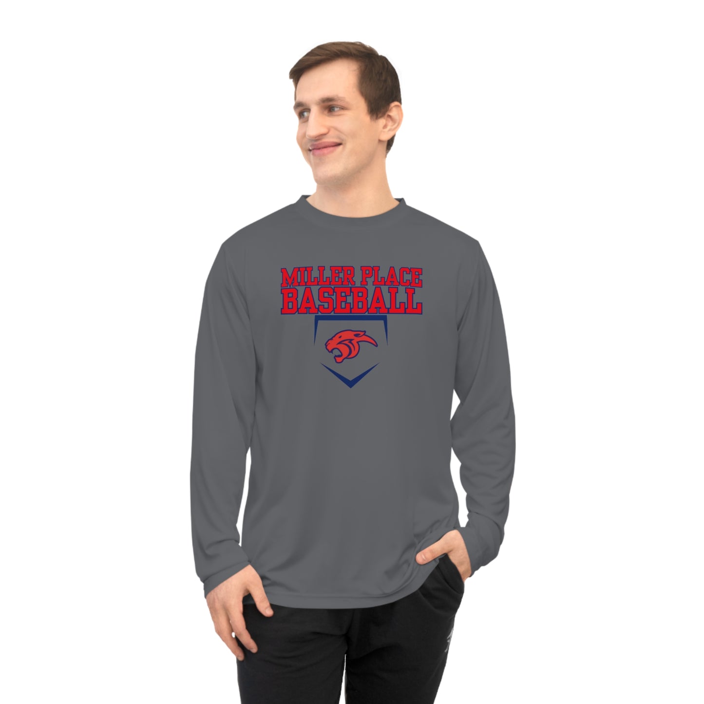 MP Baseball- Long Sleeve Moisture Wicking Shirt- Diamond Club