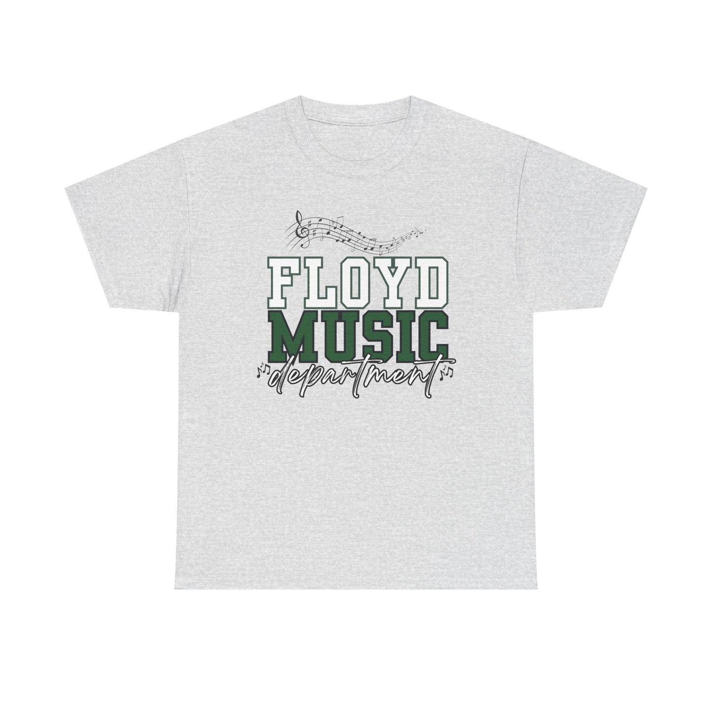 Floyd Music Heavy Cotton Tee - "Music is the Soundtrack of Your Life" Unisex T-Shirt- Floyd Strong