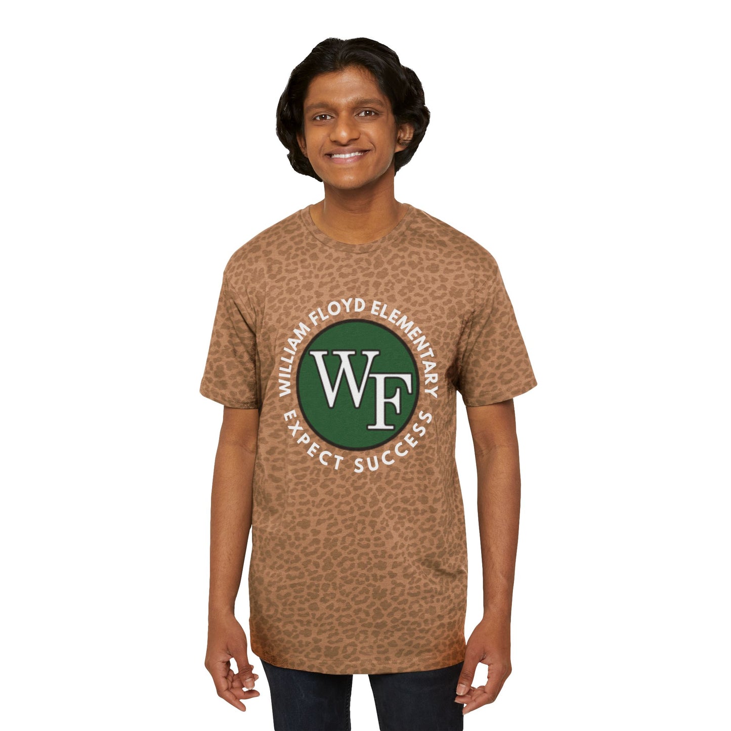 WFE Men's Fine Jersey Tee - ALL CAPS BACK- (Fun Prints), School Spirit Shirt