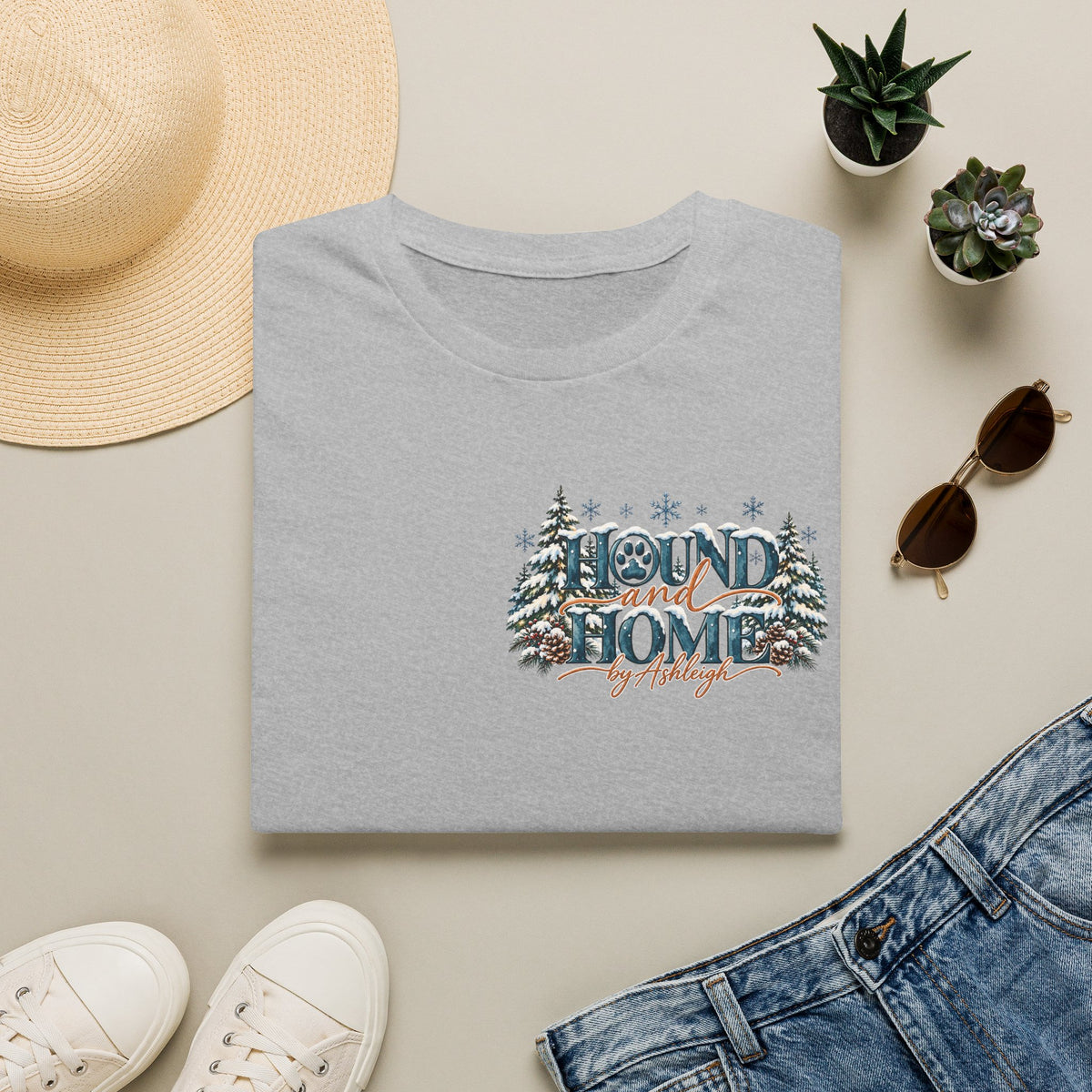 Hound & Home Holiday Tee — Logo T-Shirt