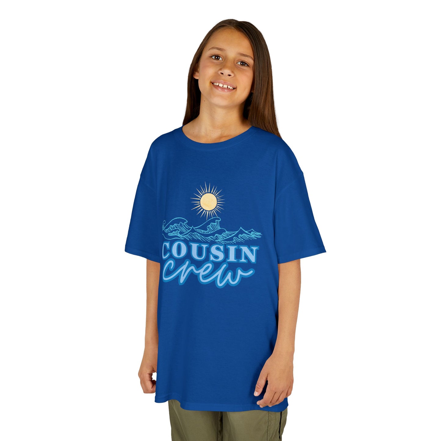 Cool Cousin Crew Kids Tee - Summer Fun, Family Gatherings, Beach Days, Mini Collection
