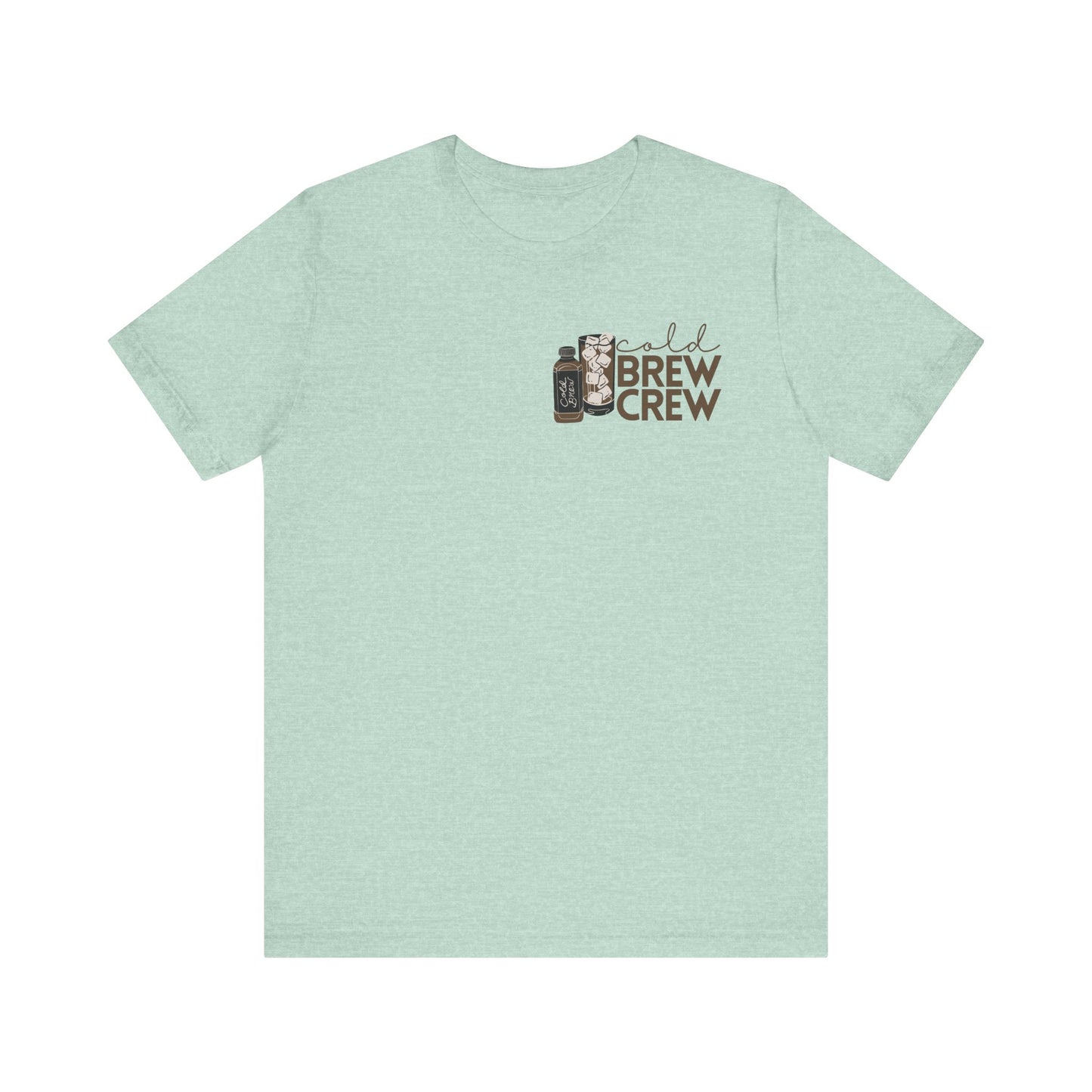 Cold Brew Coffee Lovers Tee, Unisex Jersey Shirt for Coffee Lovers