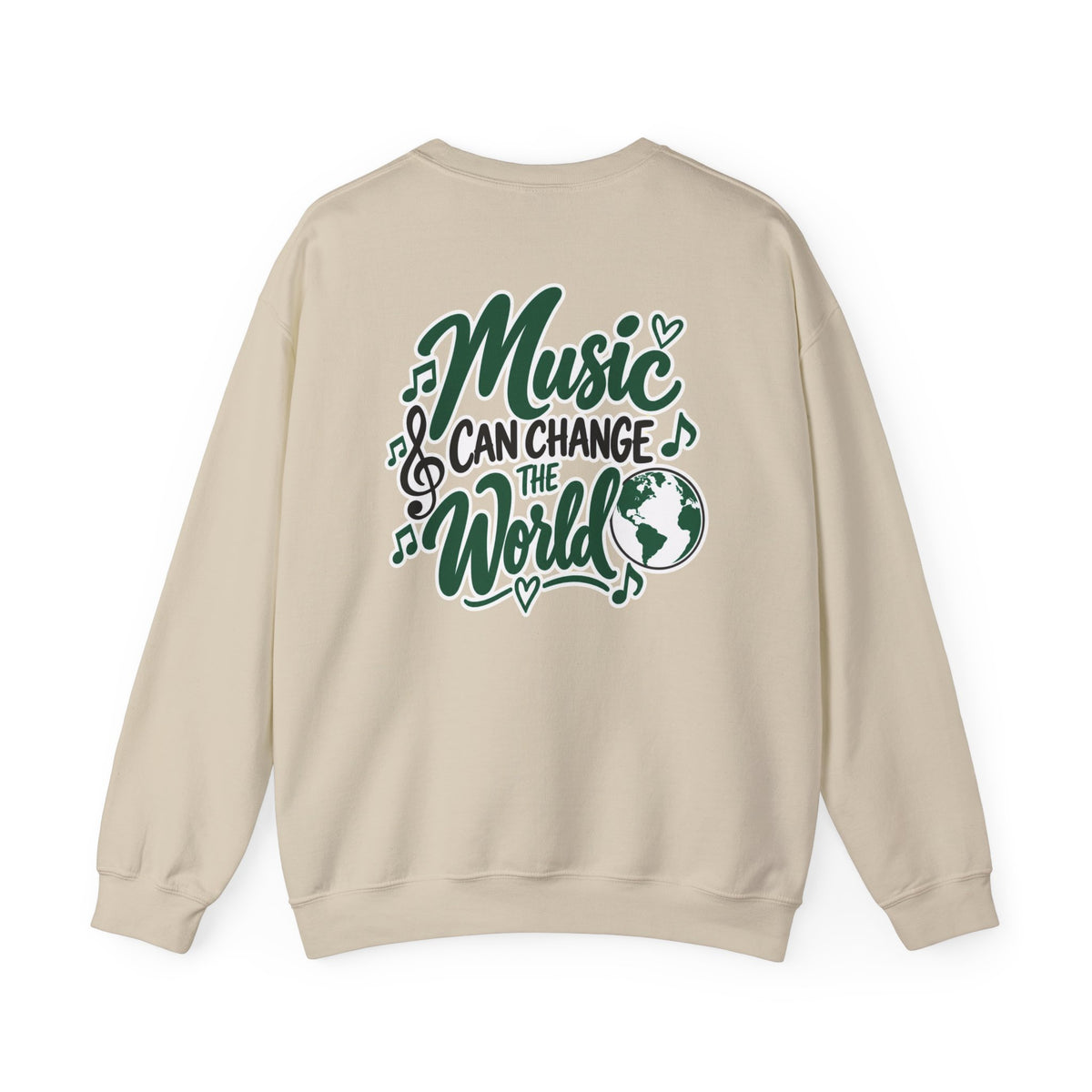 Moriches Music Sweatshirt — "Music Can Change the World" Crewneck