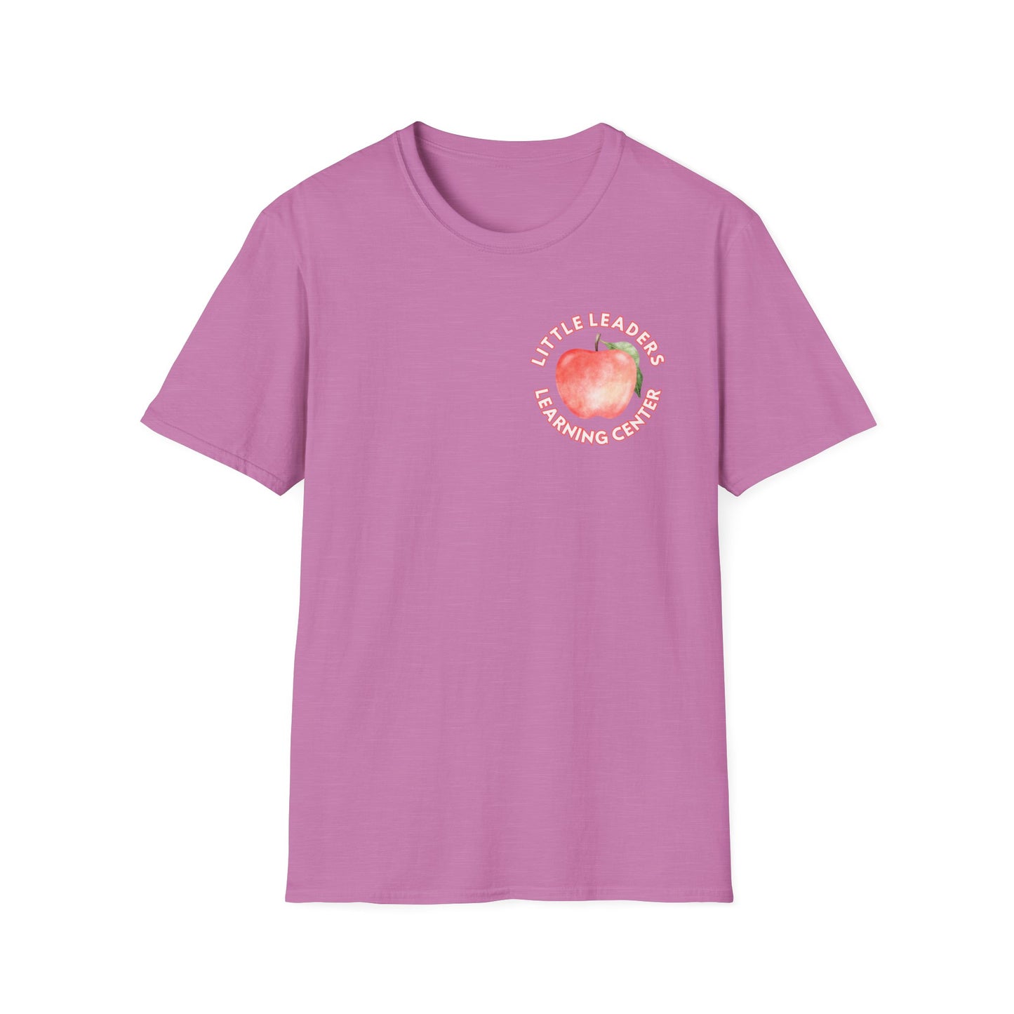 Little Leaders Teacher w/ Apple Design Unisex Softstyle T-Shirt