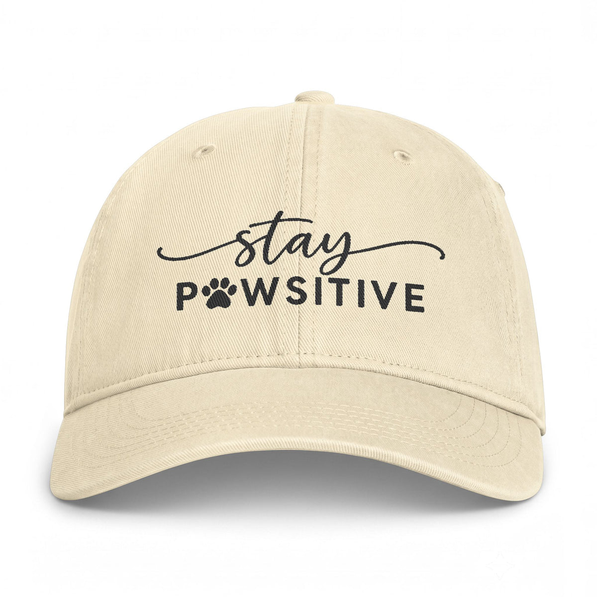 Stay Pawsitive "Hound + Home"- Embroidered Cap