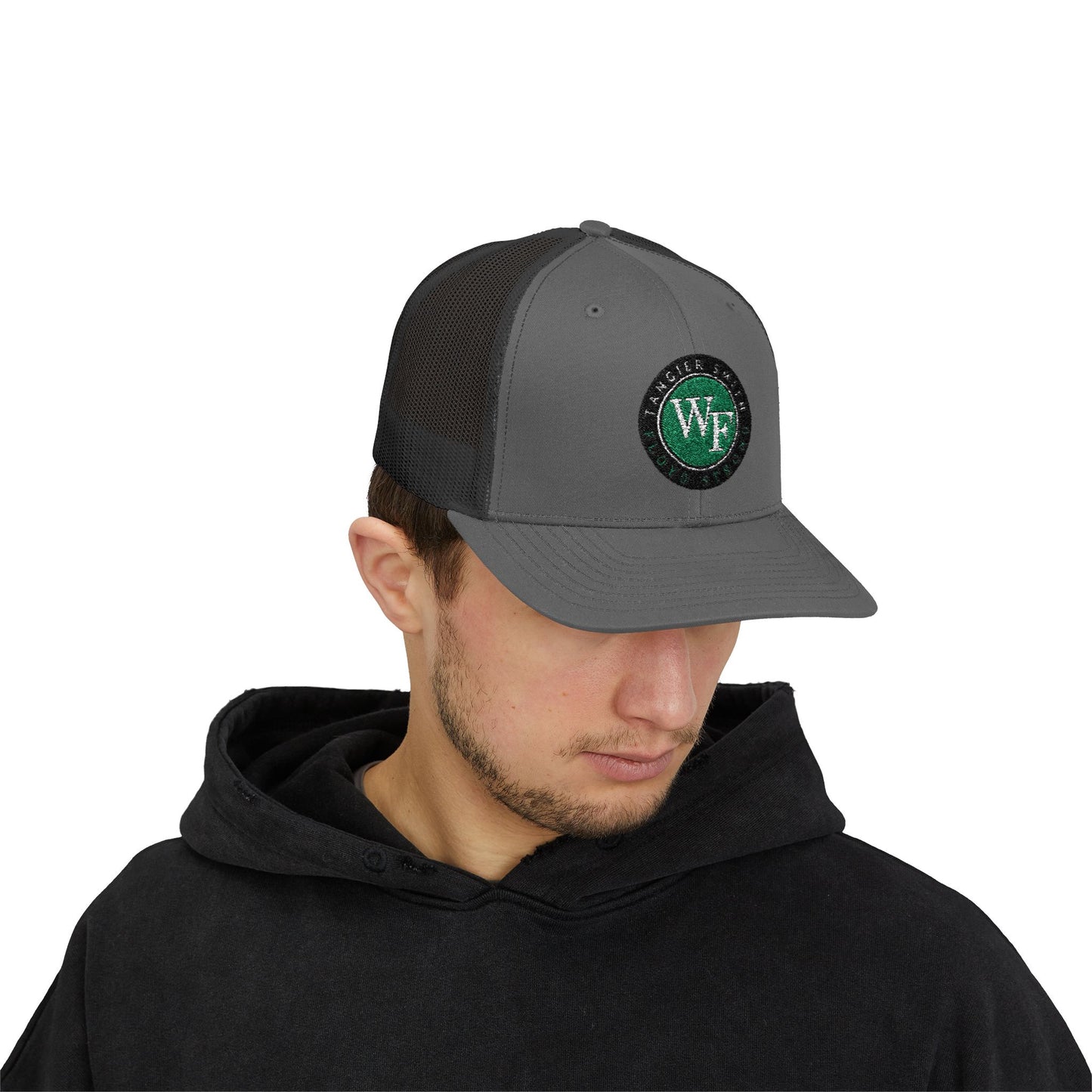 Tangier Smith Logo Snapback Trucker Cap - Stylish & Comfortable Hat for Outdoor Adventures