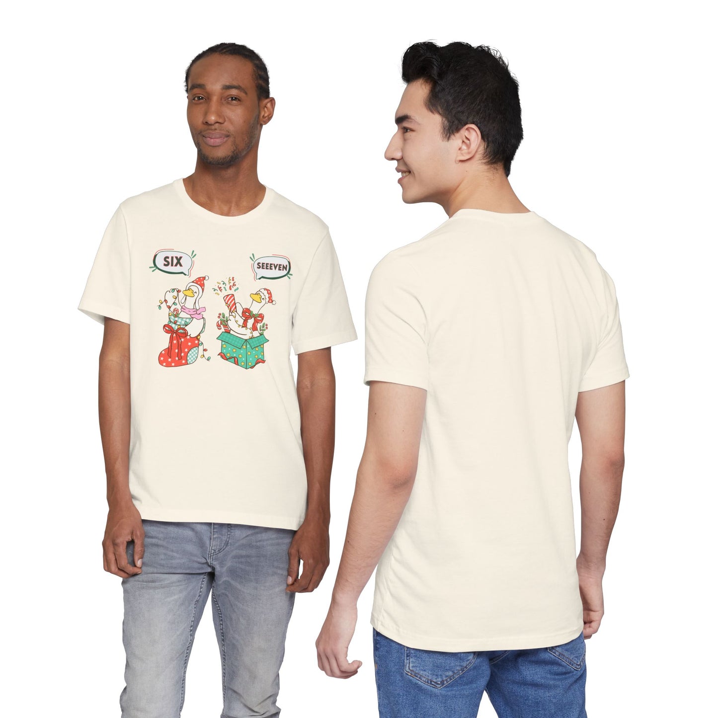 Festive Silly Goose 6-7— Christmas Unisex T‑Shirt