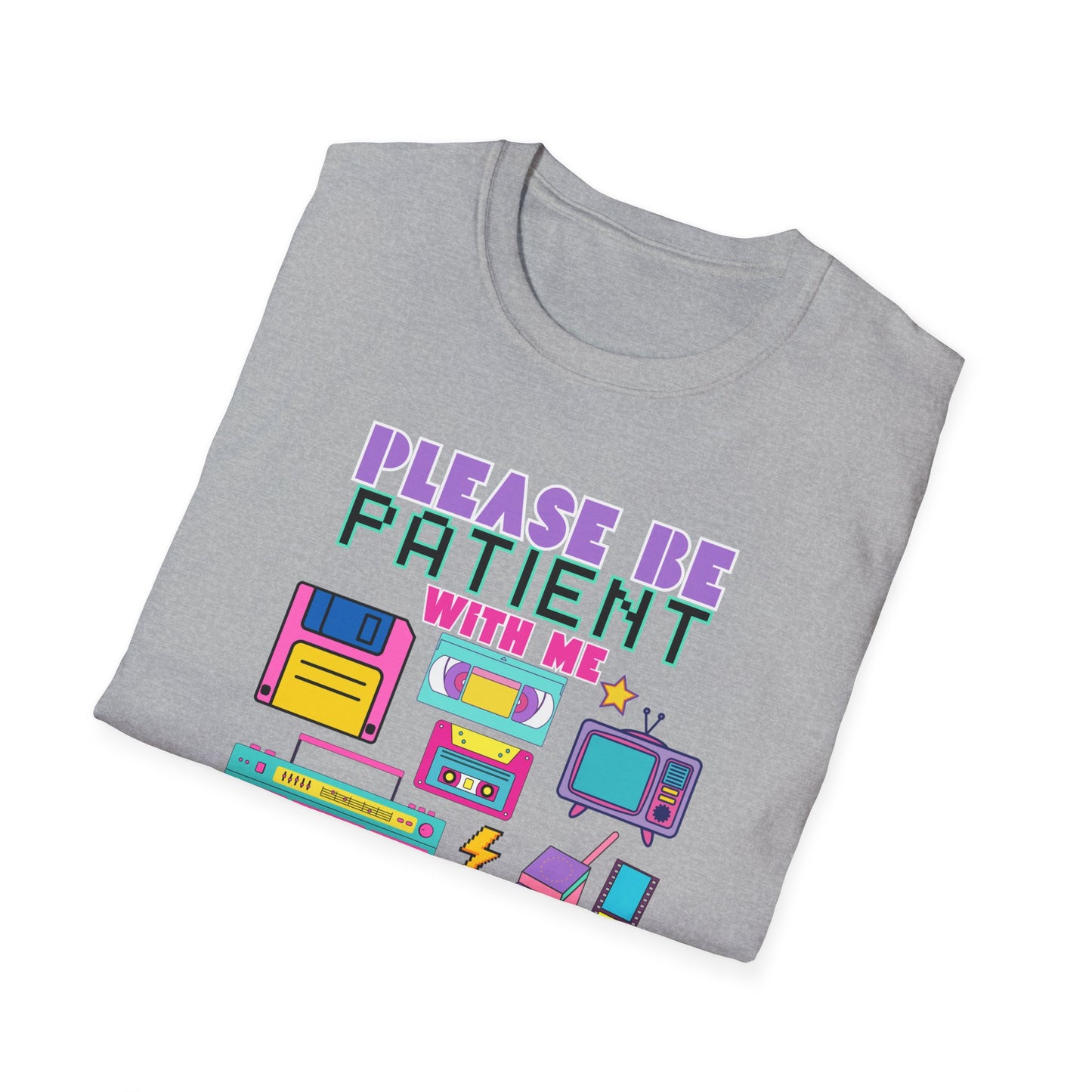 Retro 90's T-Shirt - Please Be Patient, Teacher Vintage- Unisex Graphic Tee