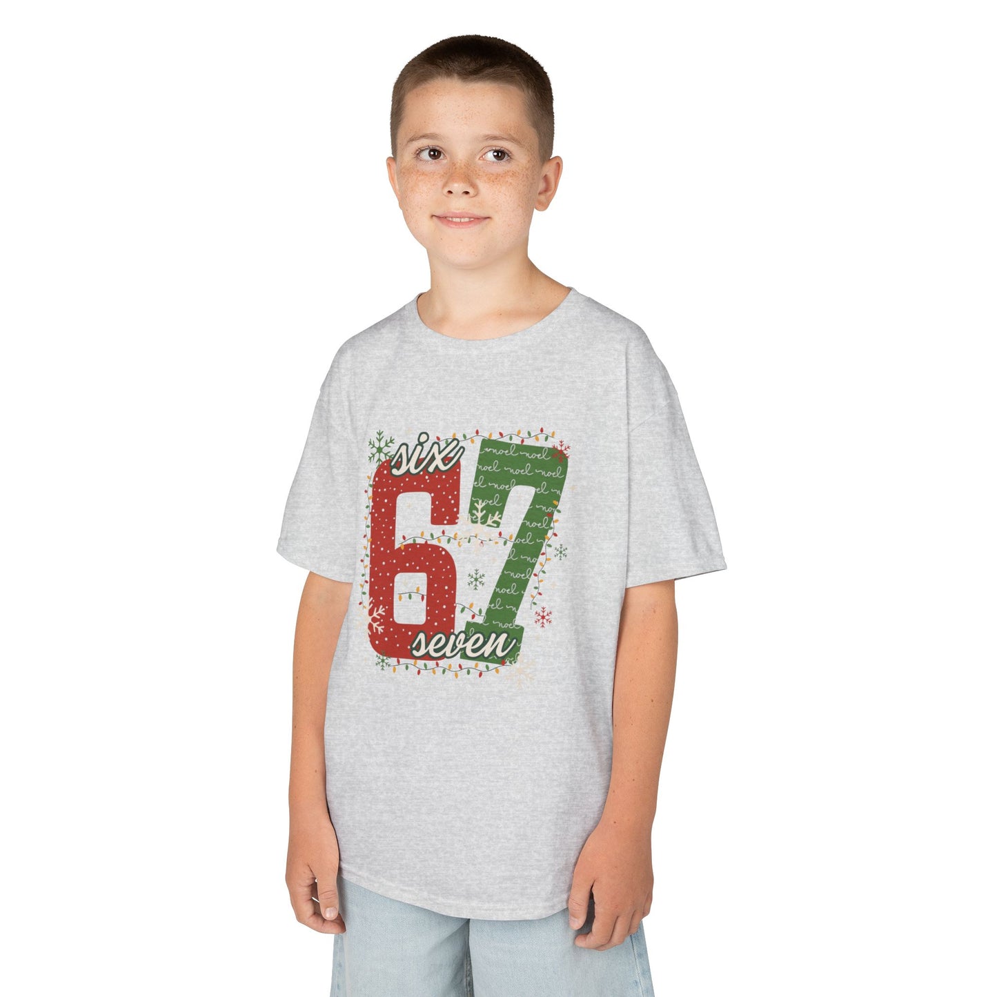 Kids '67' Christmas Number Graphic Tee — Youth- Christmas