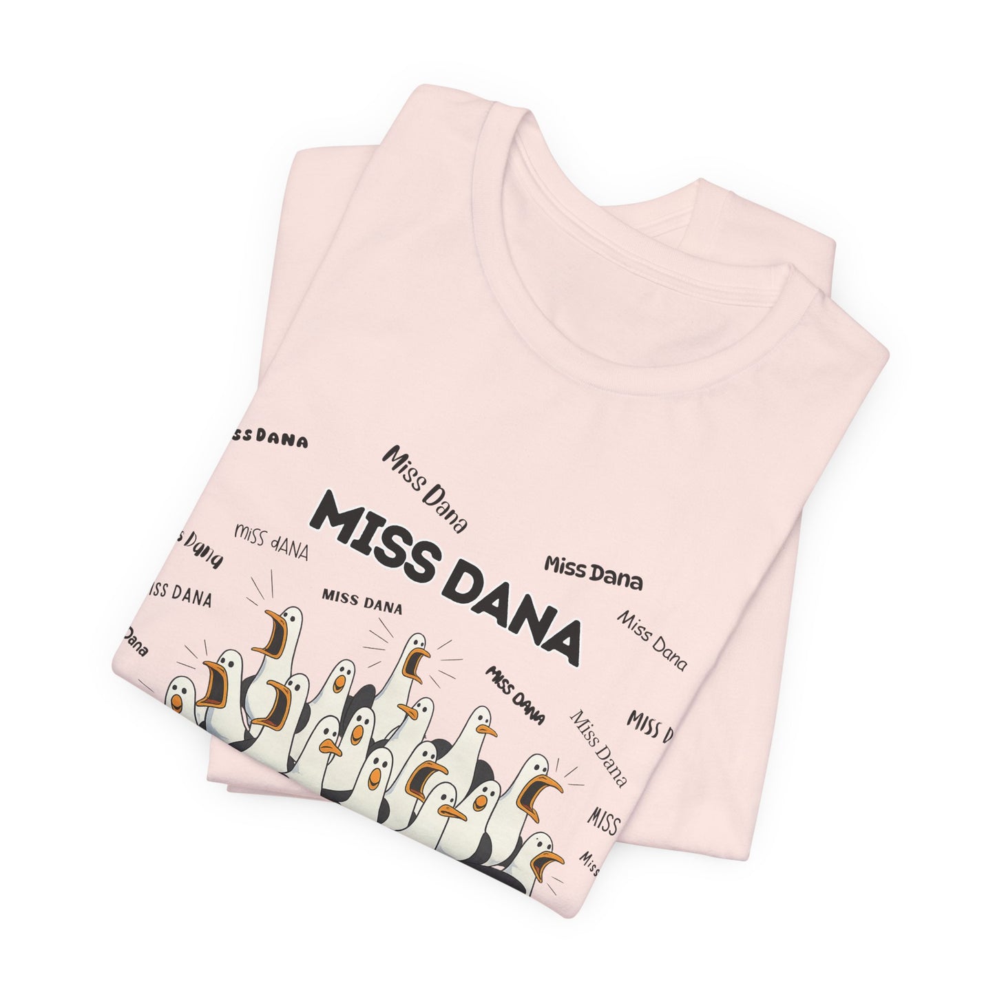 Miss Dana- Penguin Choir T-Shirt — Funny Teacher Personalized Tee