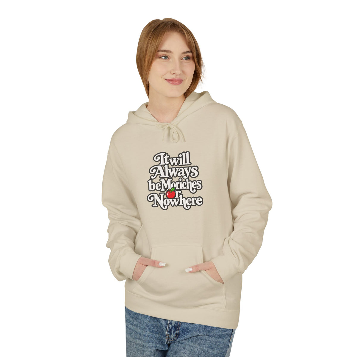 "MES or Nowhere" w/ apple- Moriches Hoodie