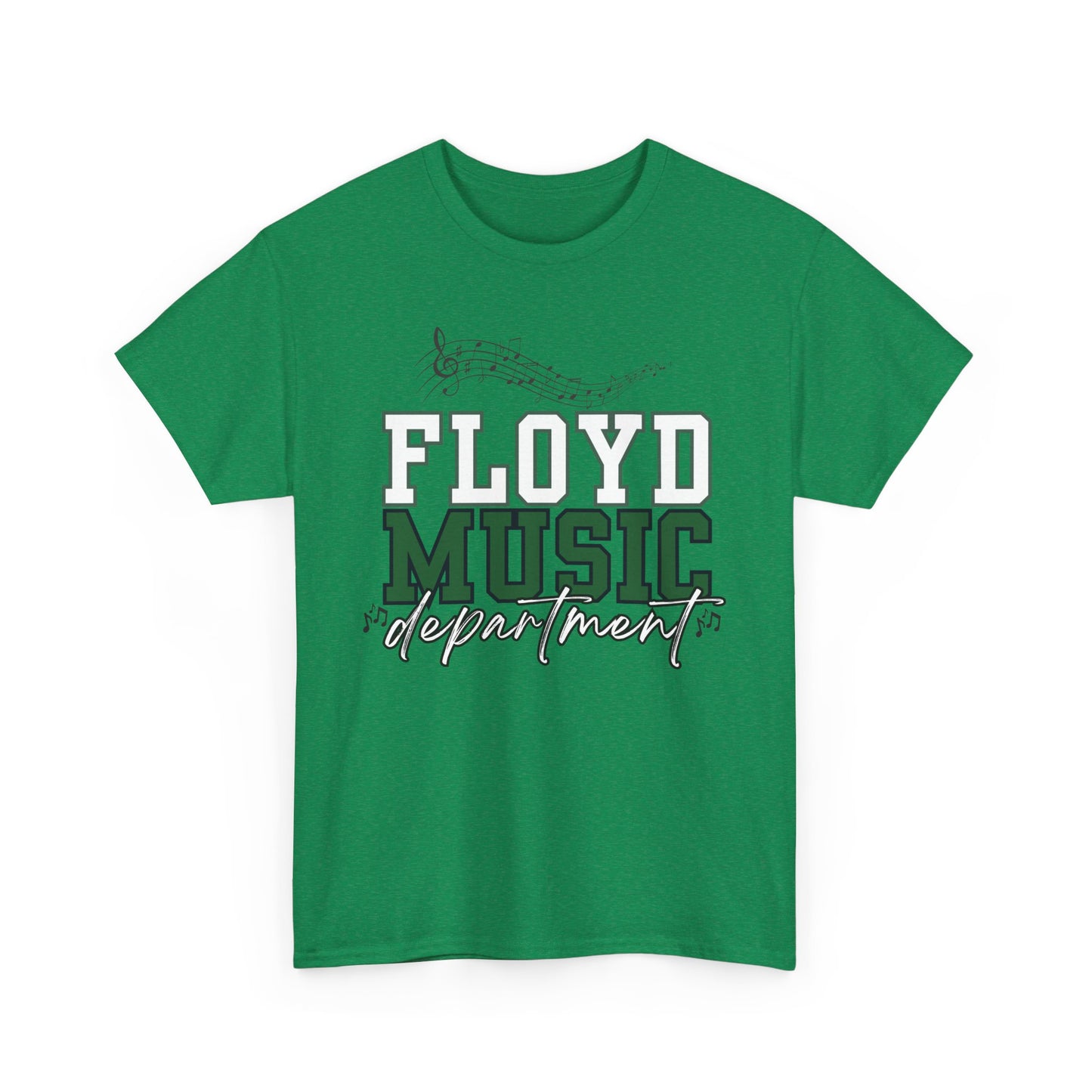 Floyd Music Heavy Cotton Tee - "Music is the Soundtrack of Your Life" Unisex T-Shirt- Floyd Strong