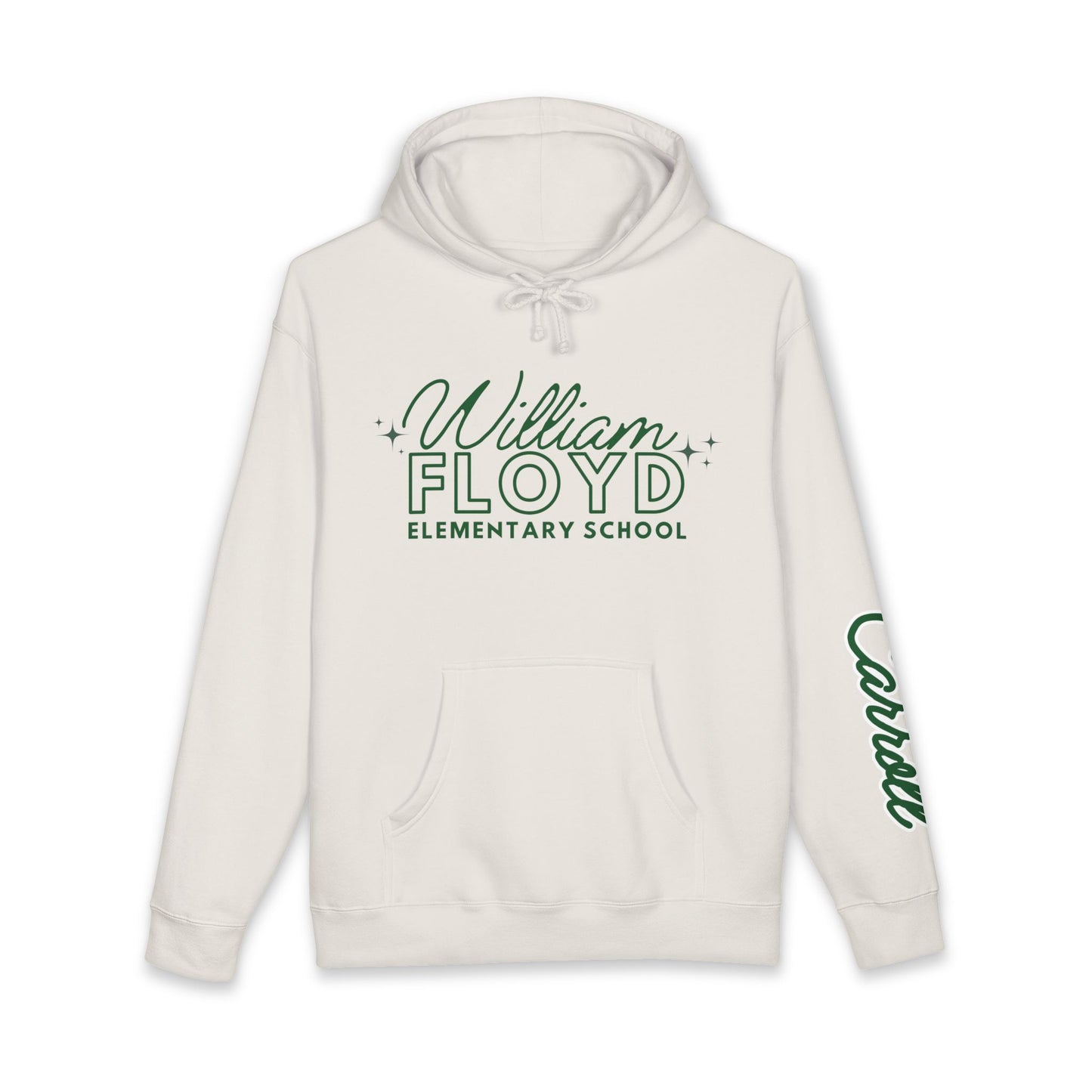 CARROLL - William Floyd Elementary School Hoodie — Personalized Name & Grade School Spirit Sweatshirt