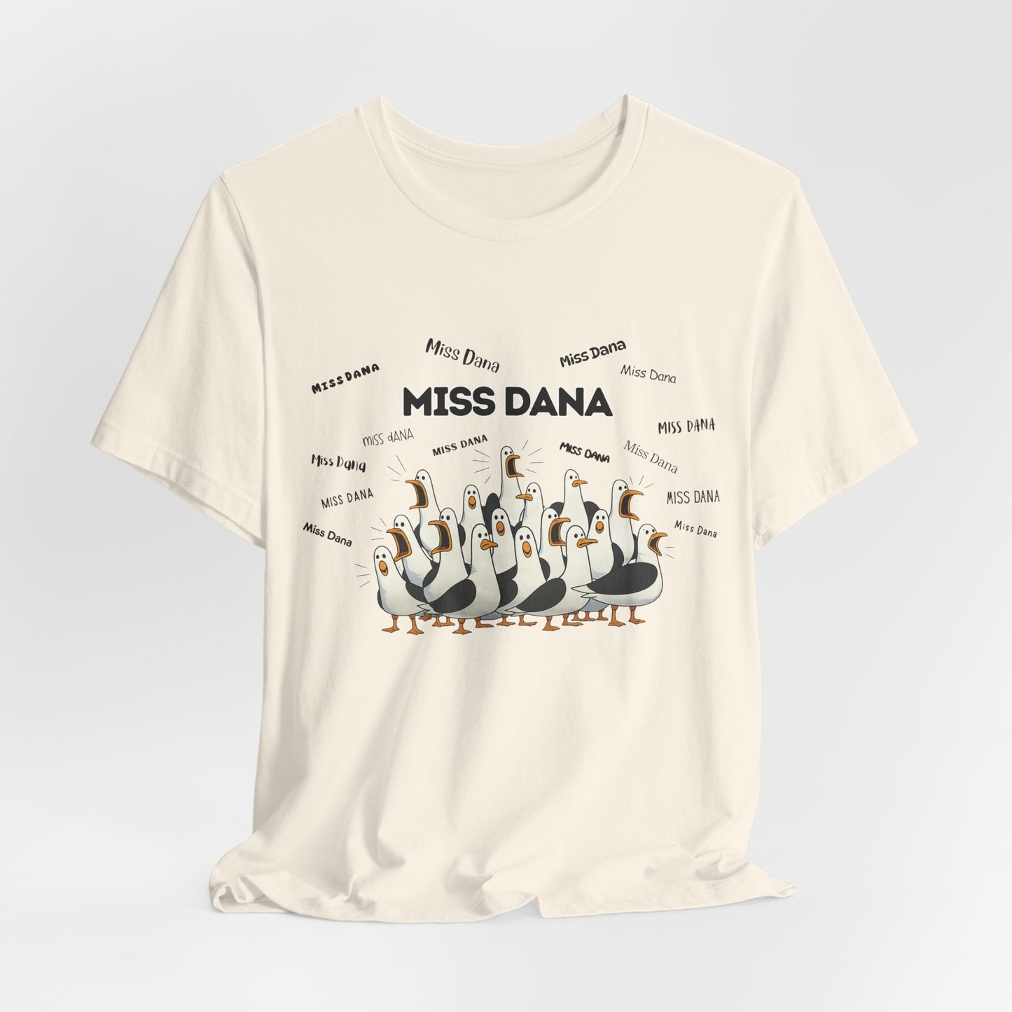 Miss Dana- Penguin Choir T-Shirt — Funny Teacher Personalized Tee