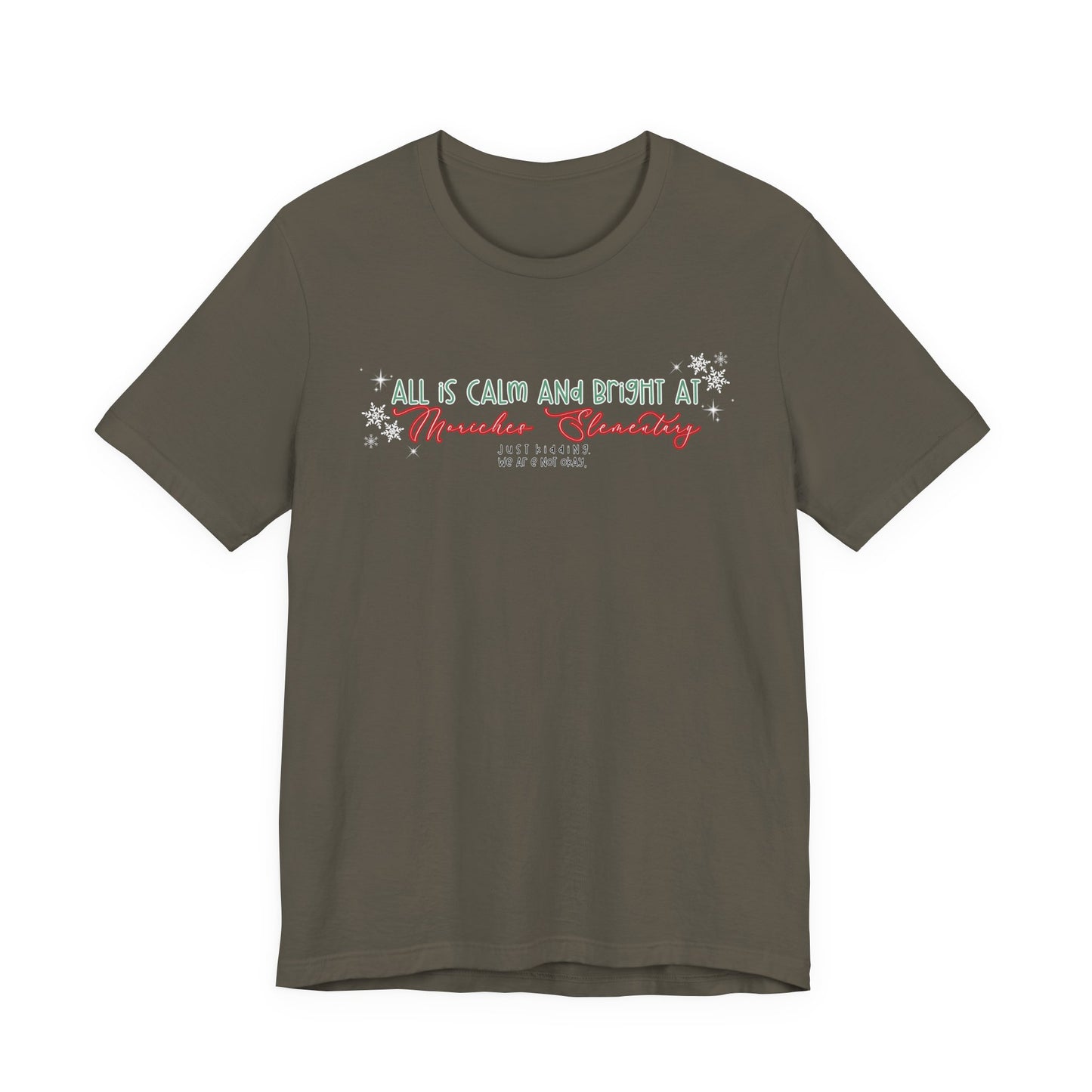 All is calm at Moriches— Christmas Unisex T‑Shirt